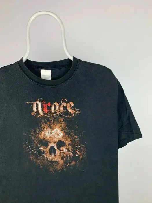 Band Tees Skull T-shirt grace rock tee vintage size L black Size US L / EU 52-54 / 3 - 2 Thumbnail