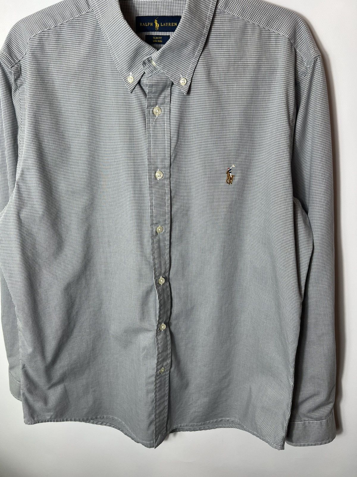 Polo Ralph Lauren Vintage luxury Polo Ralph Lauren Non Iron Button Up Shirt Size US XL / EU 56 / 4 - 3 Thumbnail