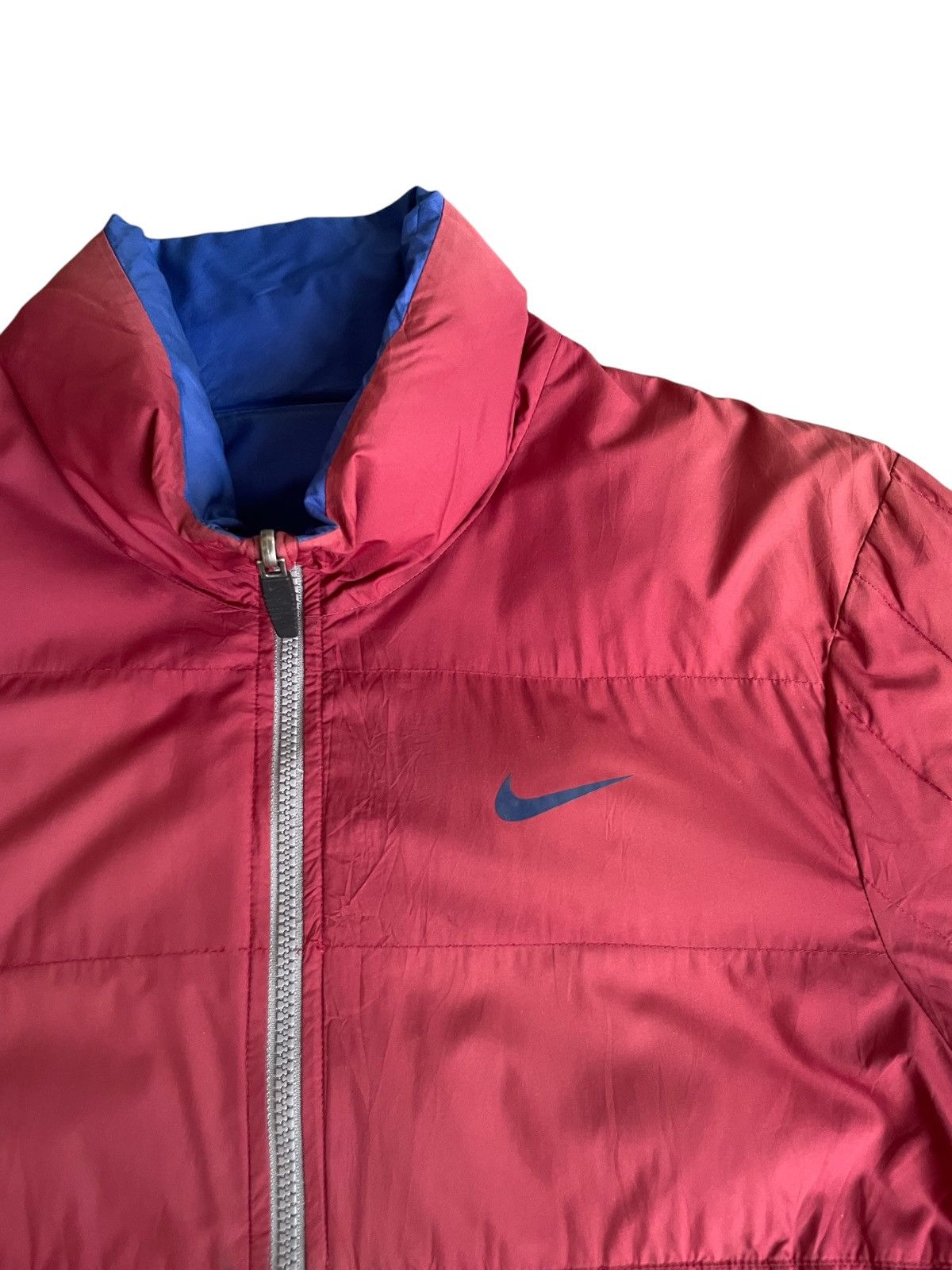 Hypebeast Vintage Y2K Nike Streetwear Reversible Light Puffer Jacket Size US M / EU 48-50 / 2 - 5 Thumbnail