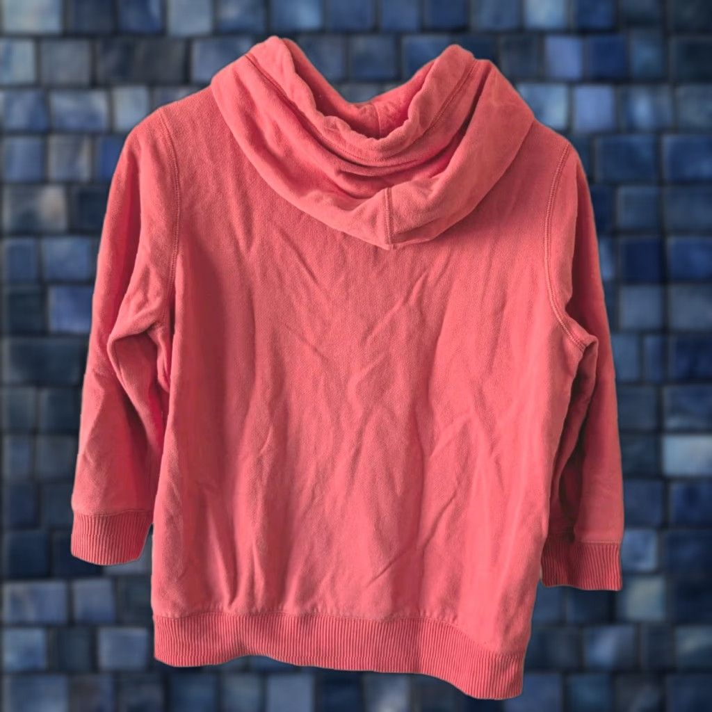 American Eagle Outfitters American Eagle Outfitters Fleece Hoodie Jacket M Pink Zipup Pockets Logo Embroidered Full Zip Hoodie Womens Size M / US 6-8 / IT 42-44 - 1 Thumbnail