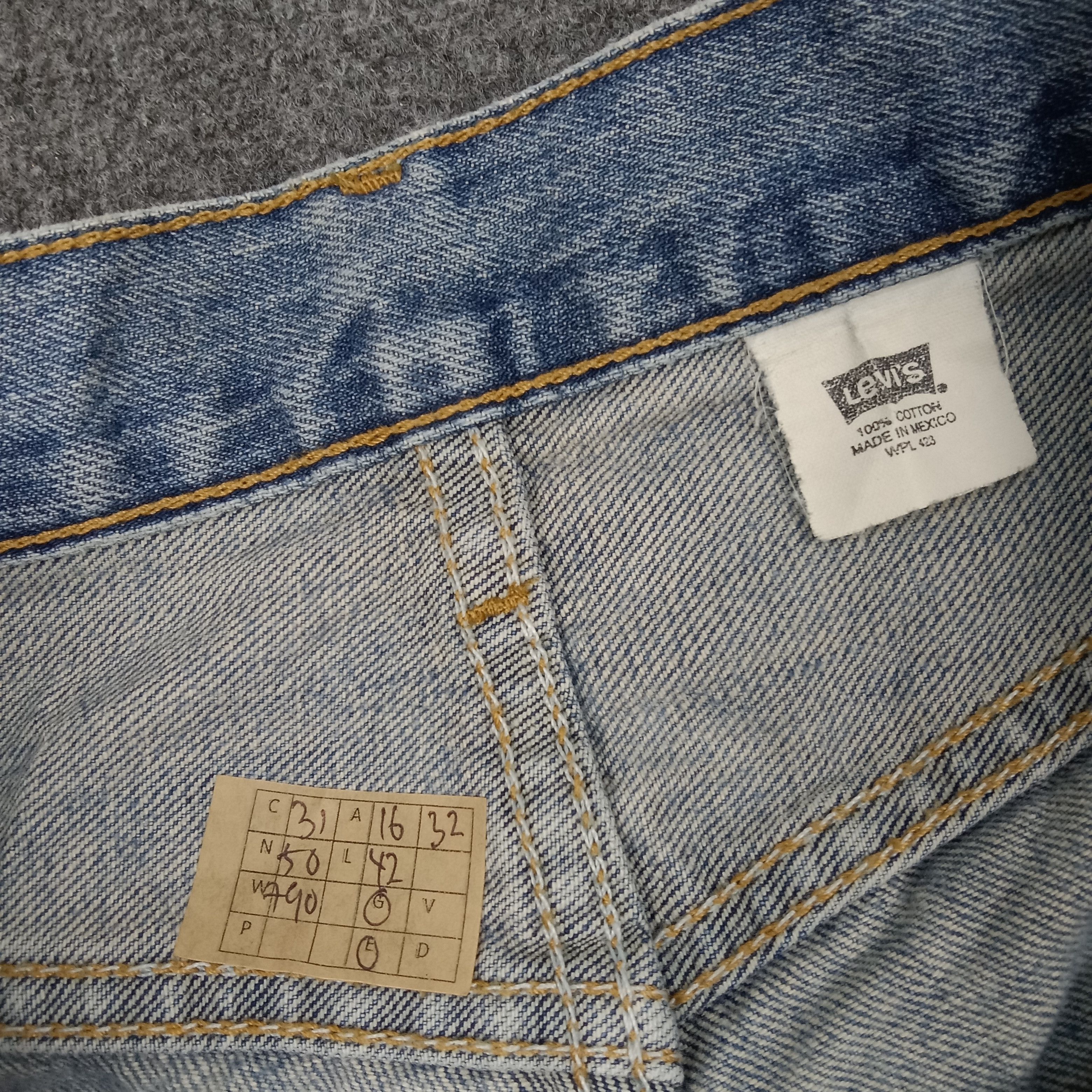 Levi's × Vintage Levi's American Style Distressed Grunge Denim Jeans Size US 32 / EU 48 - 13 Thumbnail