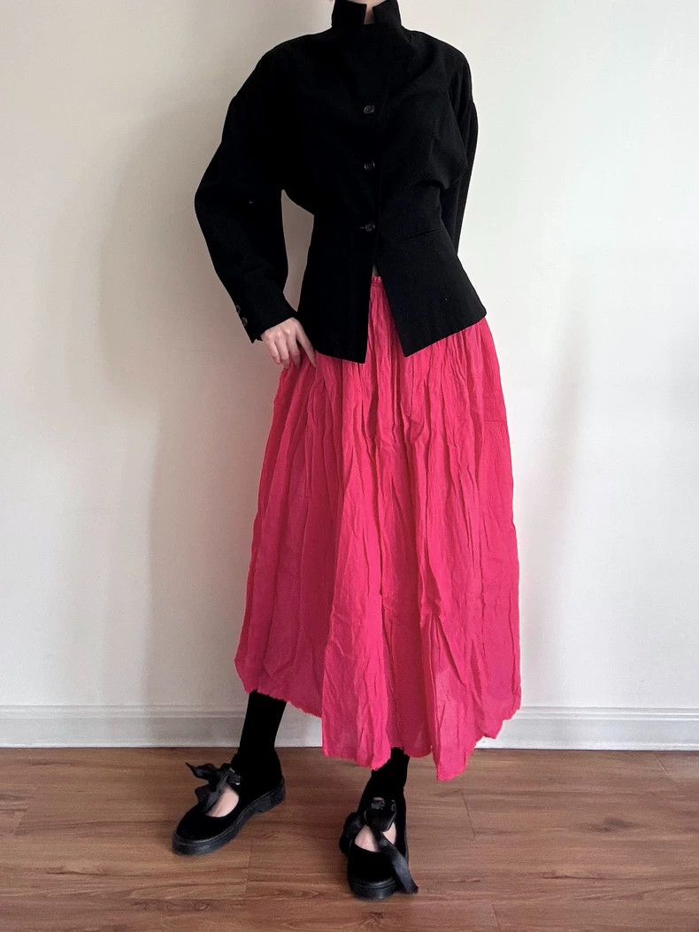 Comme des Garcons Comme des Garçons 2003SS Pink Skirt - dmc Size US 28 / EU 44 - 1 Thumbnail