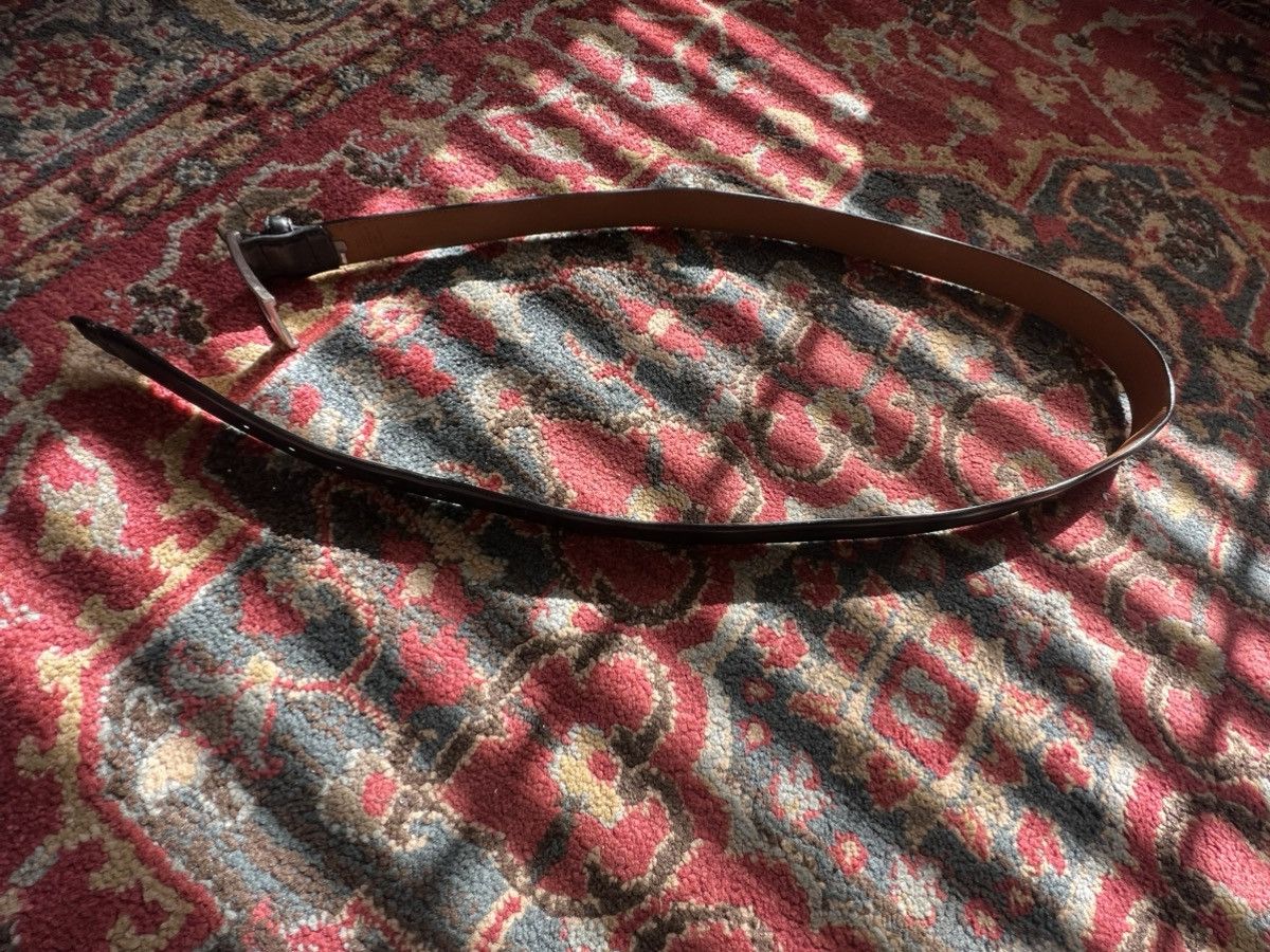 Vintage Vintage black leather belt Size 42 - 6 Thumbnail