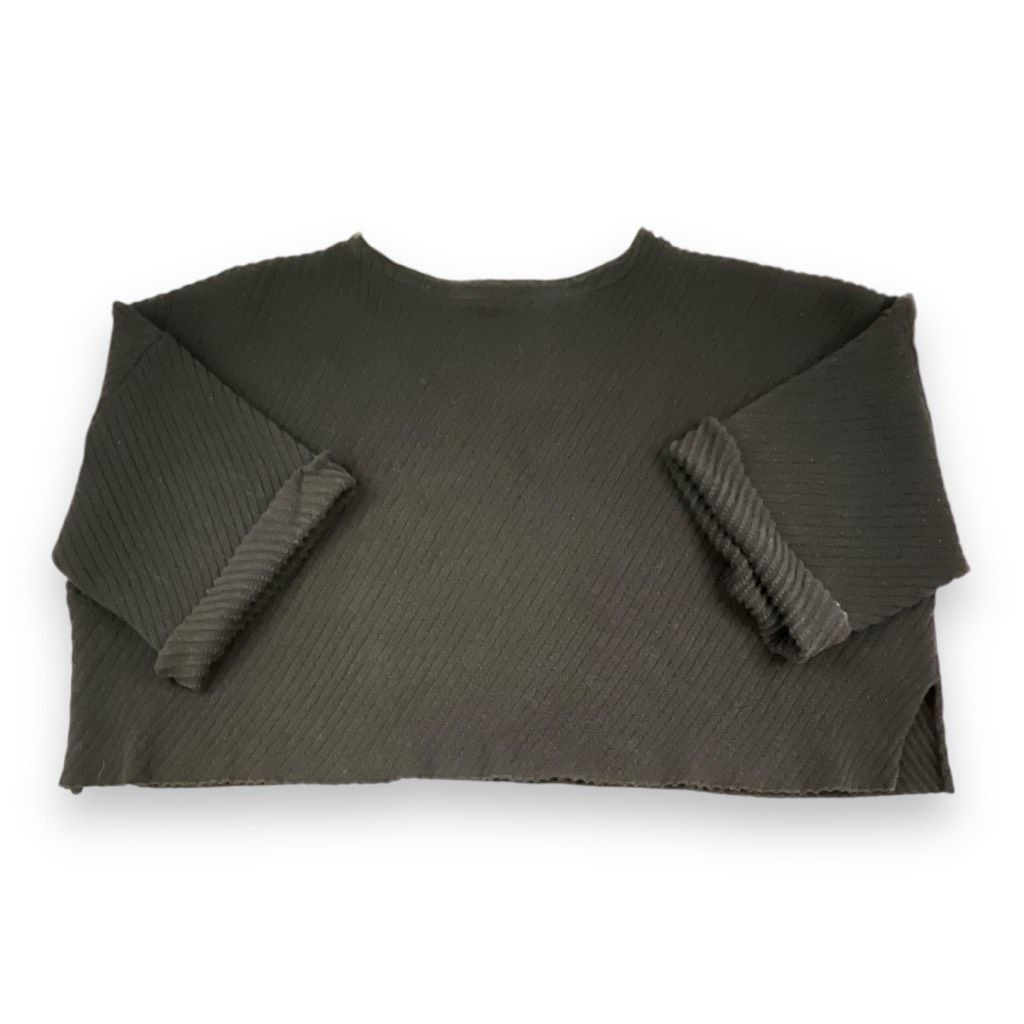 Free People Free People Black Oversized Short Sleeve Sweater Size Large Size L / US 10 / IT 46 - 1 Thumbnail