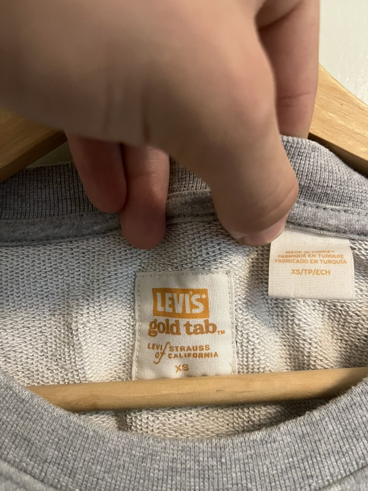 Levi's × Levi's Made & Crafted × Levi's Vintage Clothing Gold Tab™ Crewneck Sweatshirt Size US XS / EU 42 / 0 - 3 Thumbnail