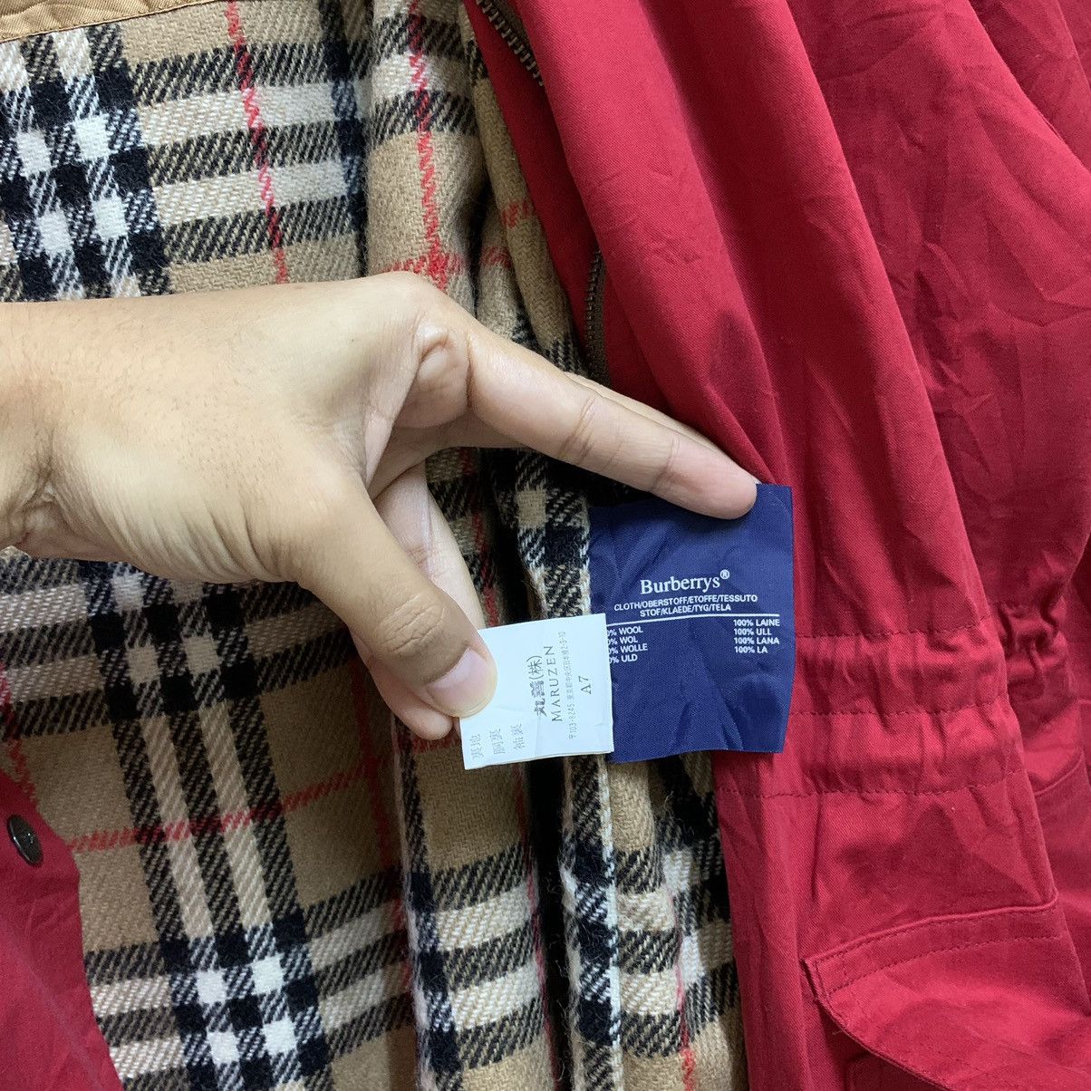 Burberry × Burberry Prorsum × Vintage Vintage 90s BURBERRYS LONDON Special Made for Maruzen Tokyo Size US M / EU 48-50 / 2 - 11 Thumbnail