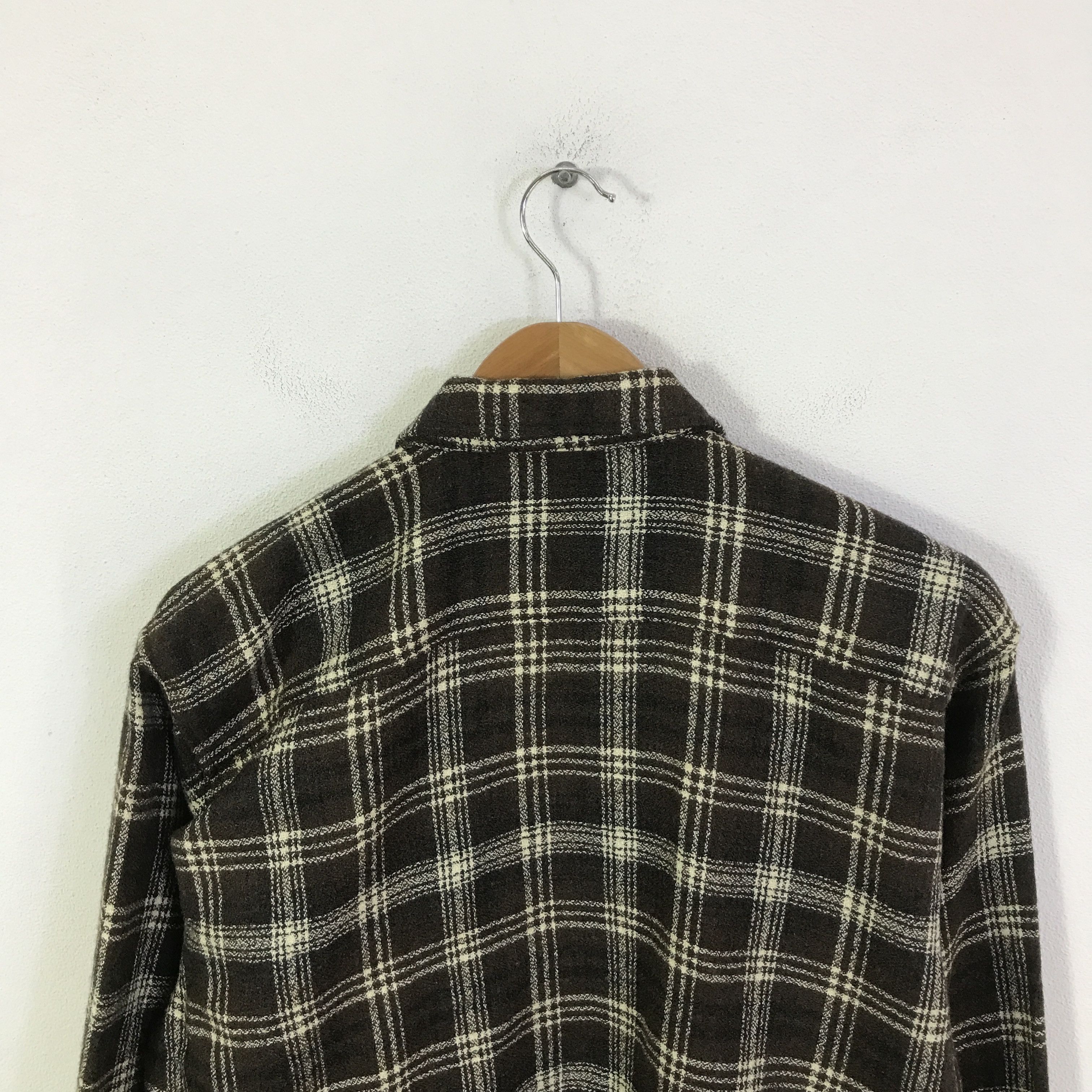 Uniqlo Vintage uniqlo Tartan Zipper jacket K116B3 Size US L / EU 52-54 / 3 - 4 Thumbnail