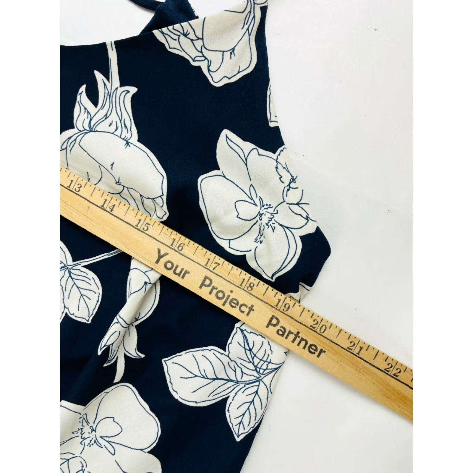 Vintage Everly Tank Dress Women's Large Black White Floral Sleeveless Above Knee Edgy Shift Tank Dress Size L / US 10 / IT 46 - 4 Thumbnail