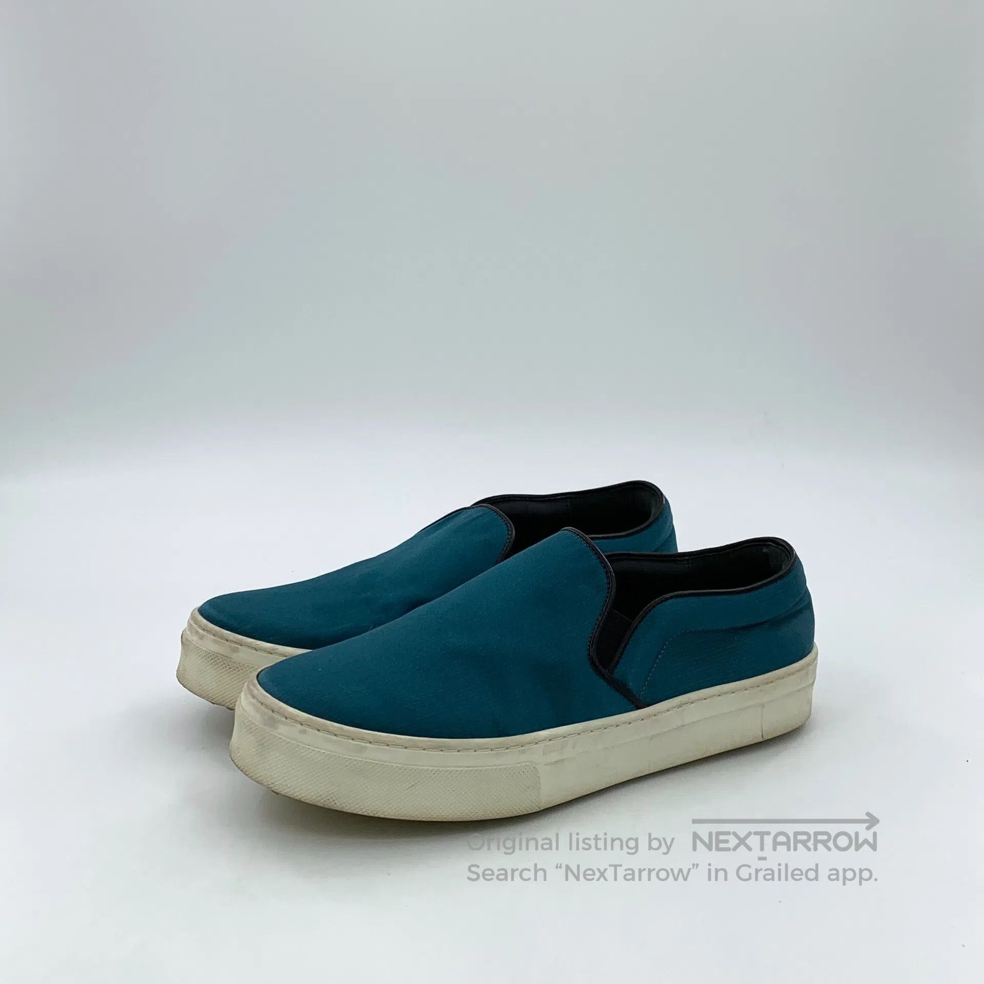 Celine CELINE Dark blue casual slip-on flat shoes| Size US 7 / IT 37 - 1 Thumbnail