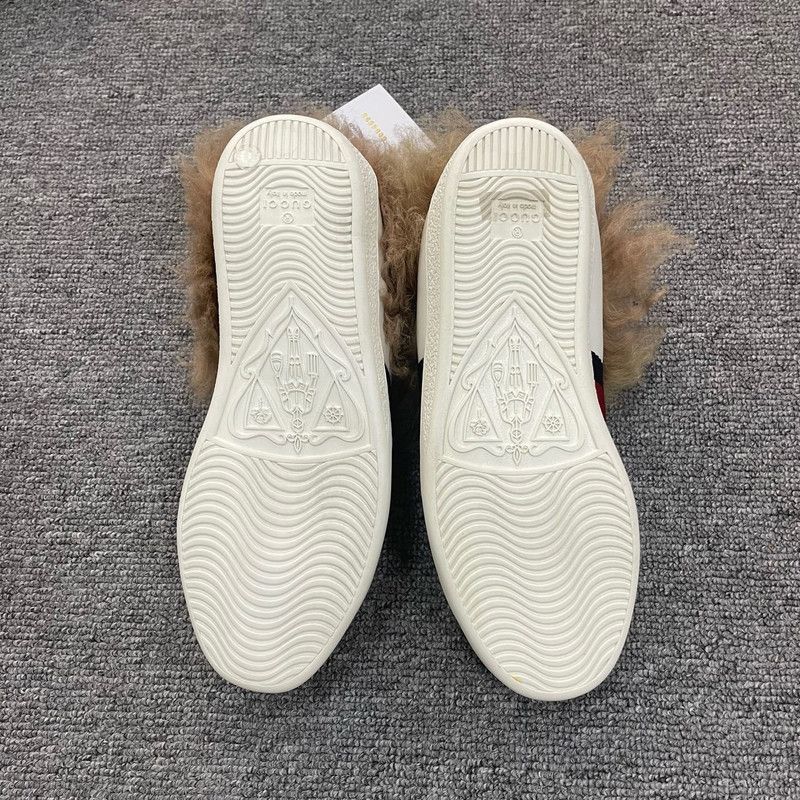 Gucci Gucci Ace Wool Embroidered 'Bee' Sneakers Size US 6.5 / EU 39-40 - 6 Thumbnail