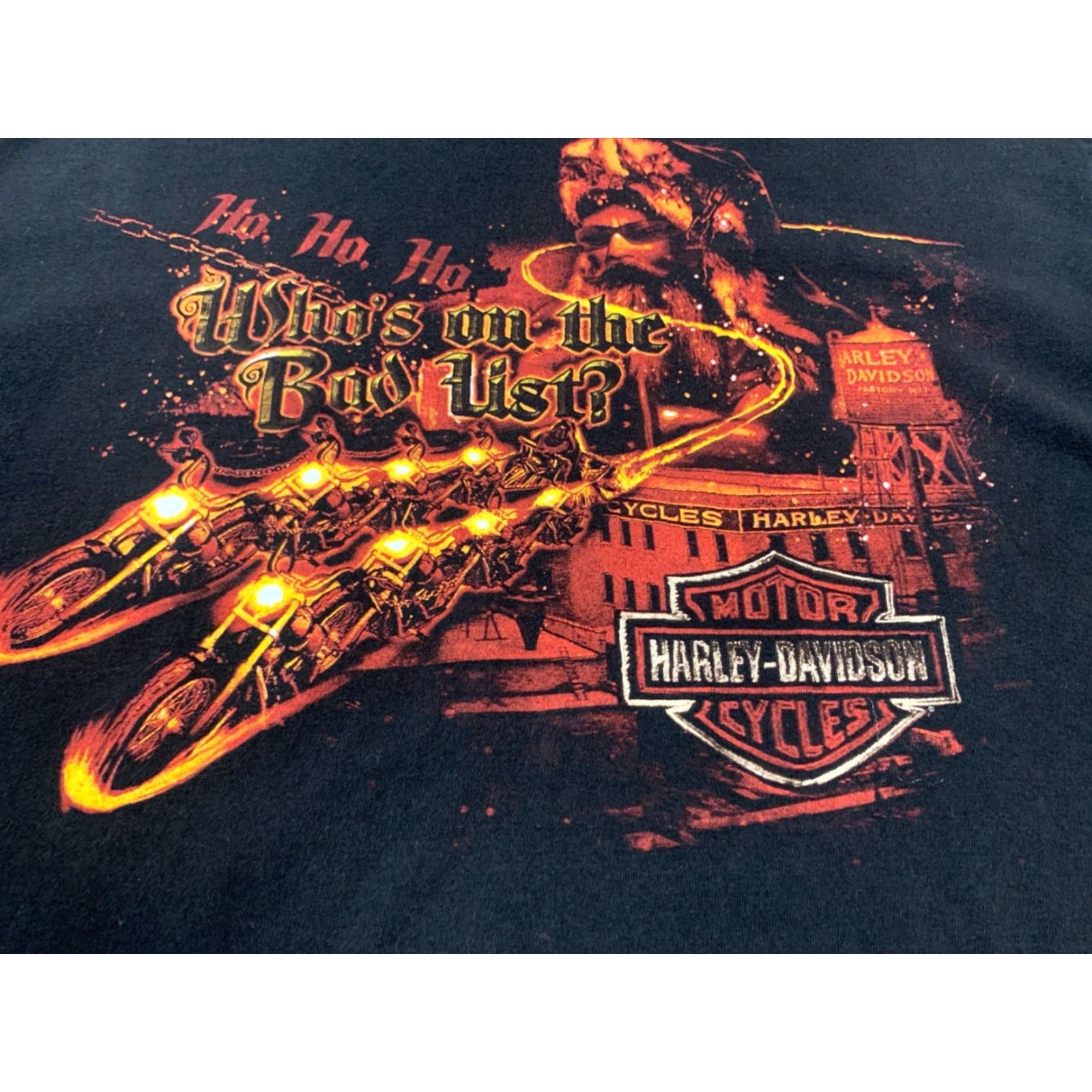 Harley Davidson VINTAGE Harley-Davidson T-Shirt 2XL Men Short Sleeve Graphic Black The Who Bad List Sturgis SD Size US XXL / EU 58 / 5 - 2 Thumbnail