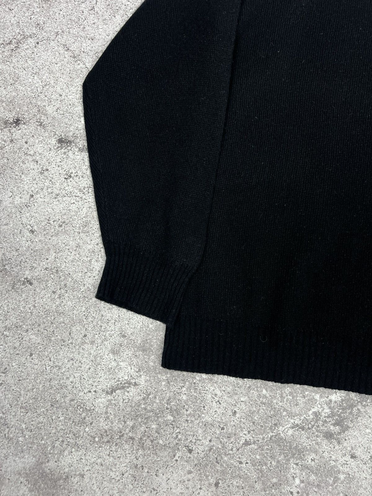 Dolce & Gabbana Dolce & Gabbana Wool Black Sweater Pocket Size US XL / EU 56 / 4 - 15 Thumbnail