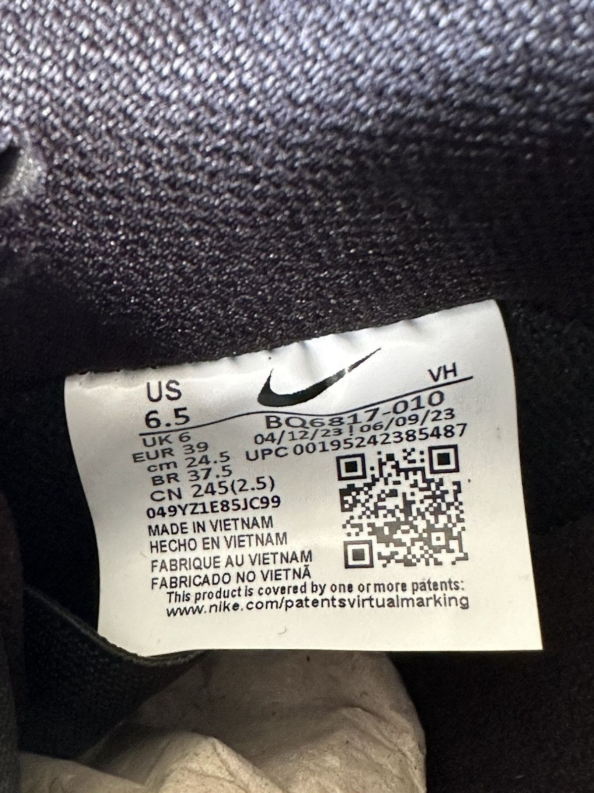 Nike Nike SB Dunk Low Fog (2023) Size 6.5M/8W BQ6817-010 Size US 6.5 / EU 39-40 - 6 Thumbnail