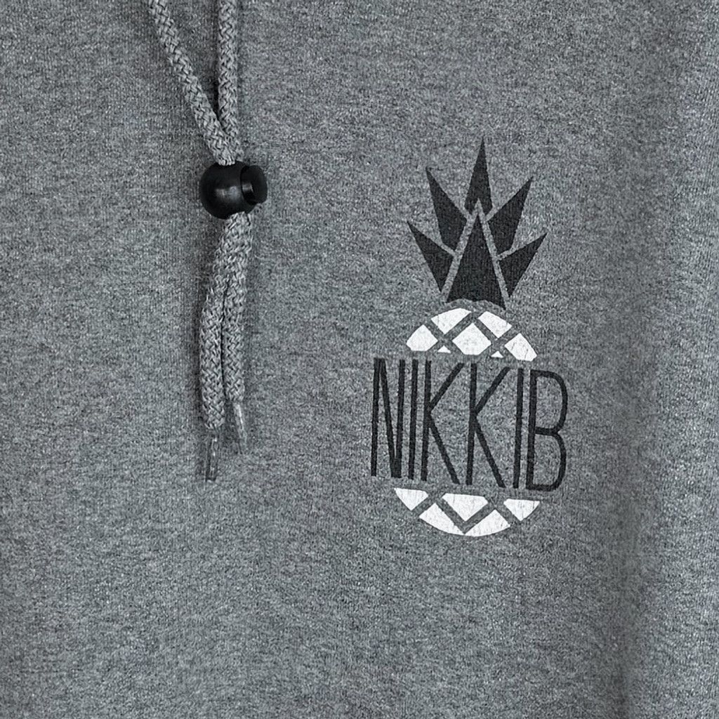 Gildan × Other NWOT NIKKIB Merch Women Grey Pineapple Graphic Logo Hoodie L Size L / US 10 / IT 46 - 2 Thumbnail