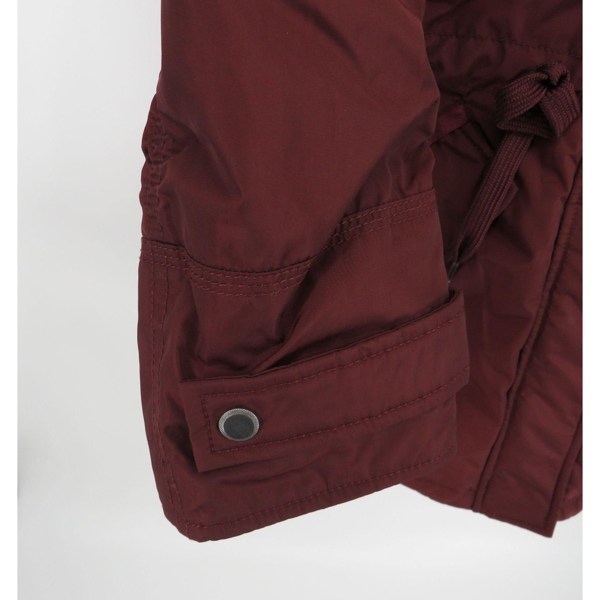Other Marc New York Womens Burgundy Hooded Coat W/ Faux Fur Collar Size XS / US 0-2 / IT 36-38 - 4 Thumbnail