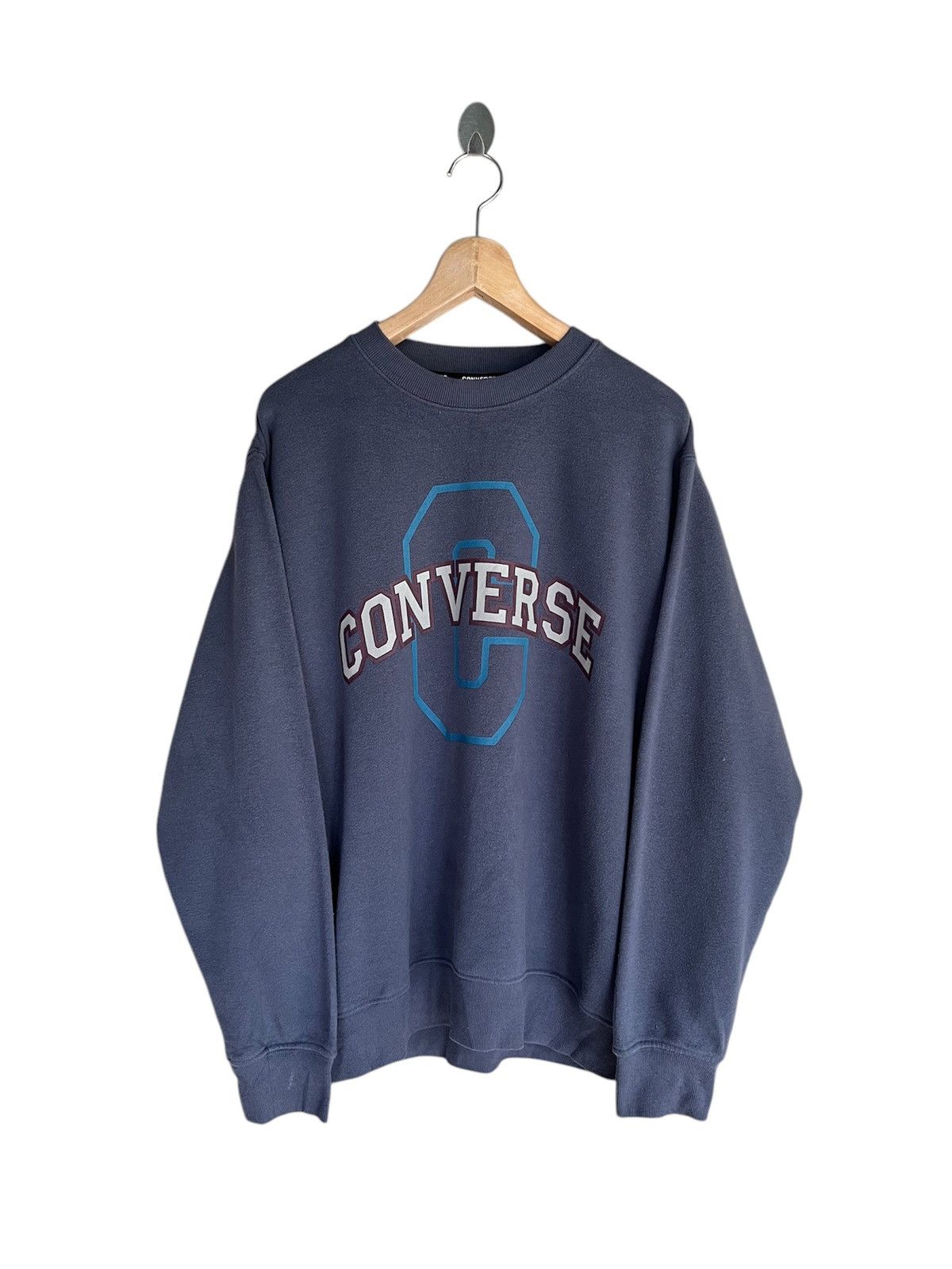 Converse Converse Spell Out Sweatshirt Size US L / EU 52-54 / 3 - 1 Thumbnail