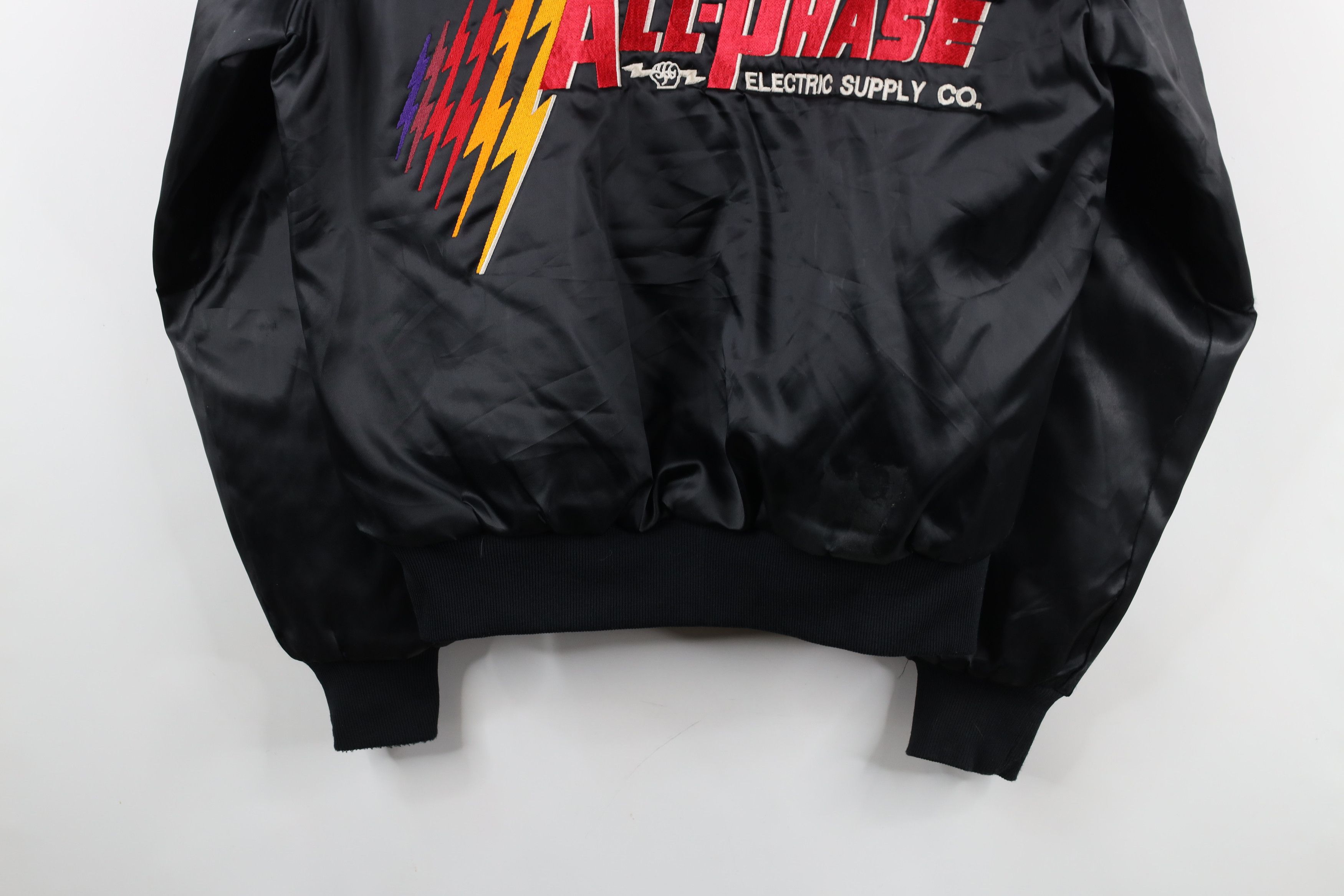 Vintage Vintage 80s Streetwear Supply Satin Bomber Jacket USA Size S / US 4 / IT 40 - 15 Thumbnail
