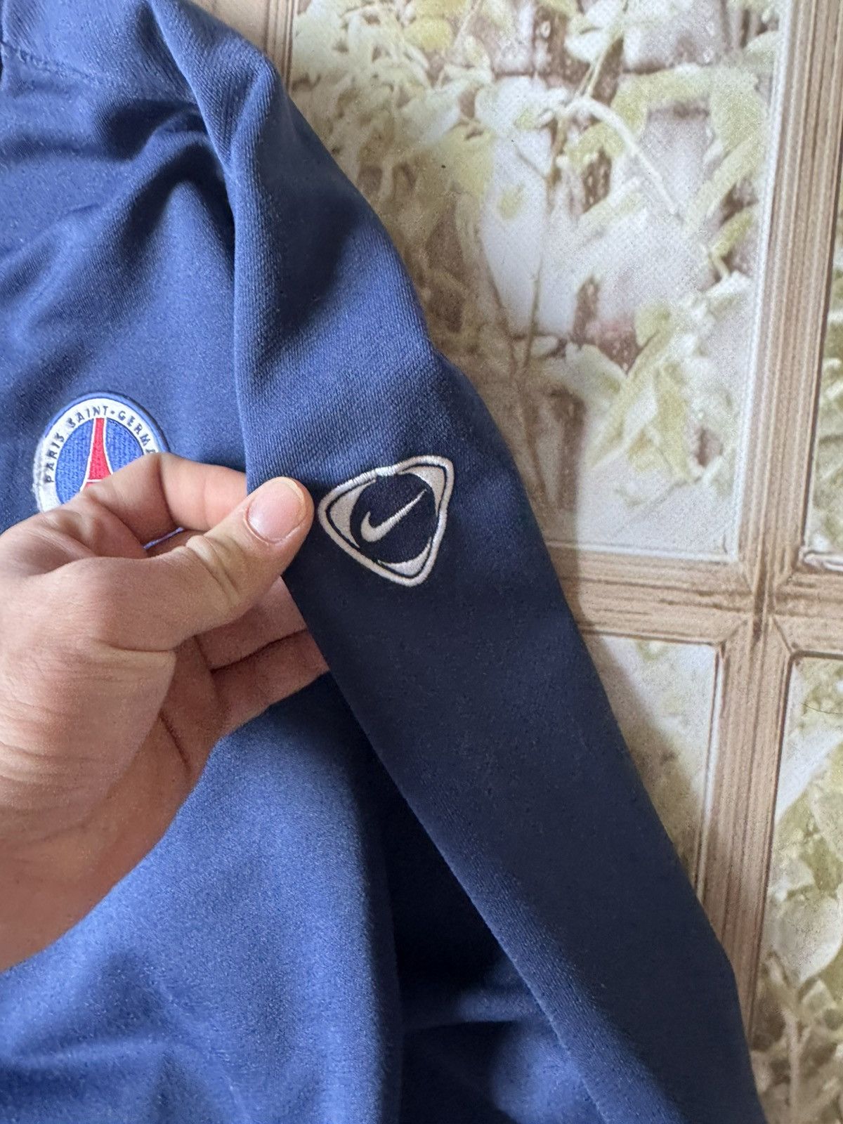 Nike Vintage Nike x Paris Saint-Germain Quarter Zip Sweatshirt 00 Size US L / EU 52-54 / 3 - 6 Thumbnail