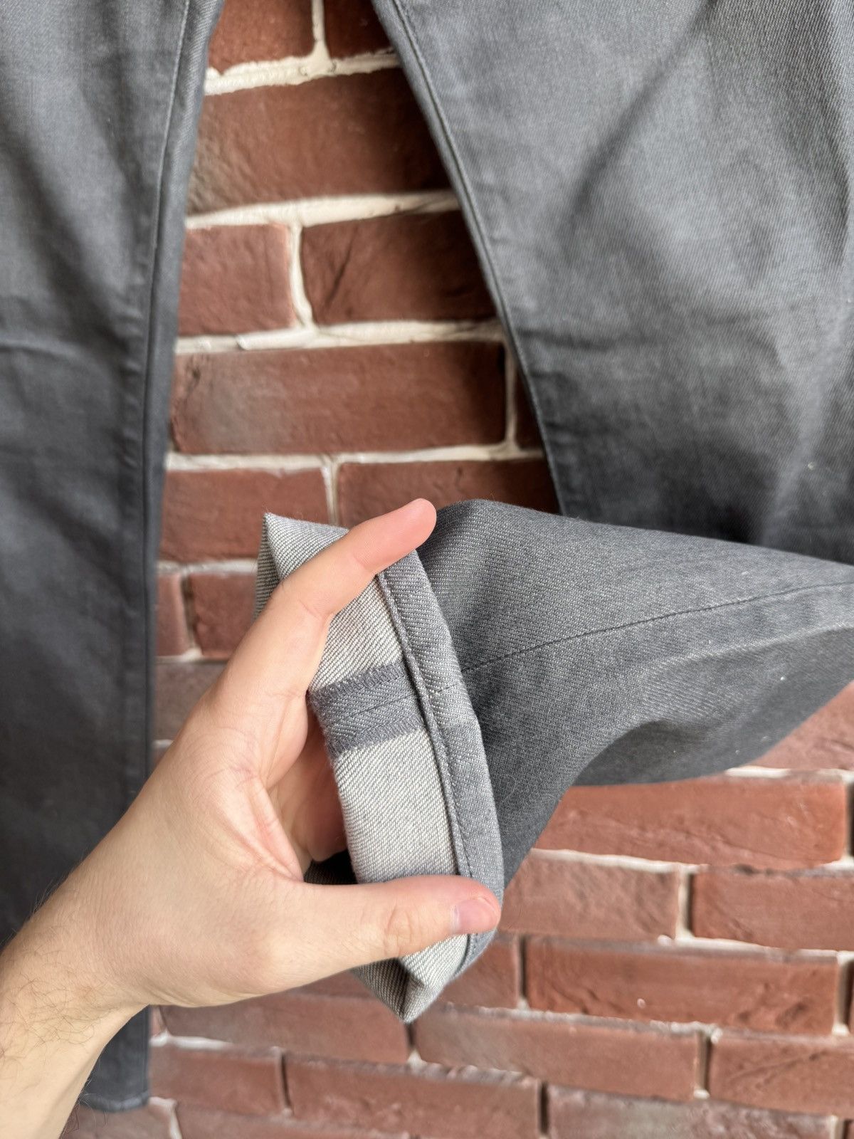Dior Dior Homme FW14 by Kris Van Assche Gray Washed Denim Jeans Size US 32 / EU 48 - 7 Thumbnail