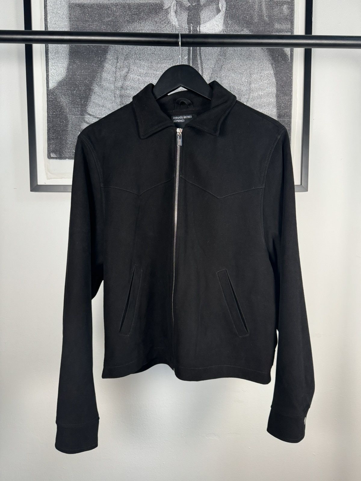 Enfants Riches Deprimes 🚭ICONIC🚭 FALL/WINTER 2023 SILK LAMBSKIN SUEDE WESTERN JACKET Size US L / EU 52-54 / 3 - 18 Thumbnail