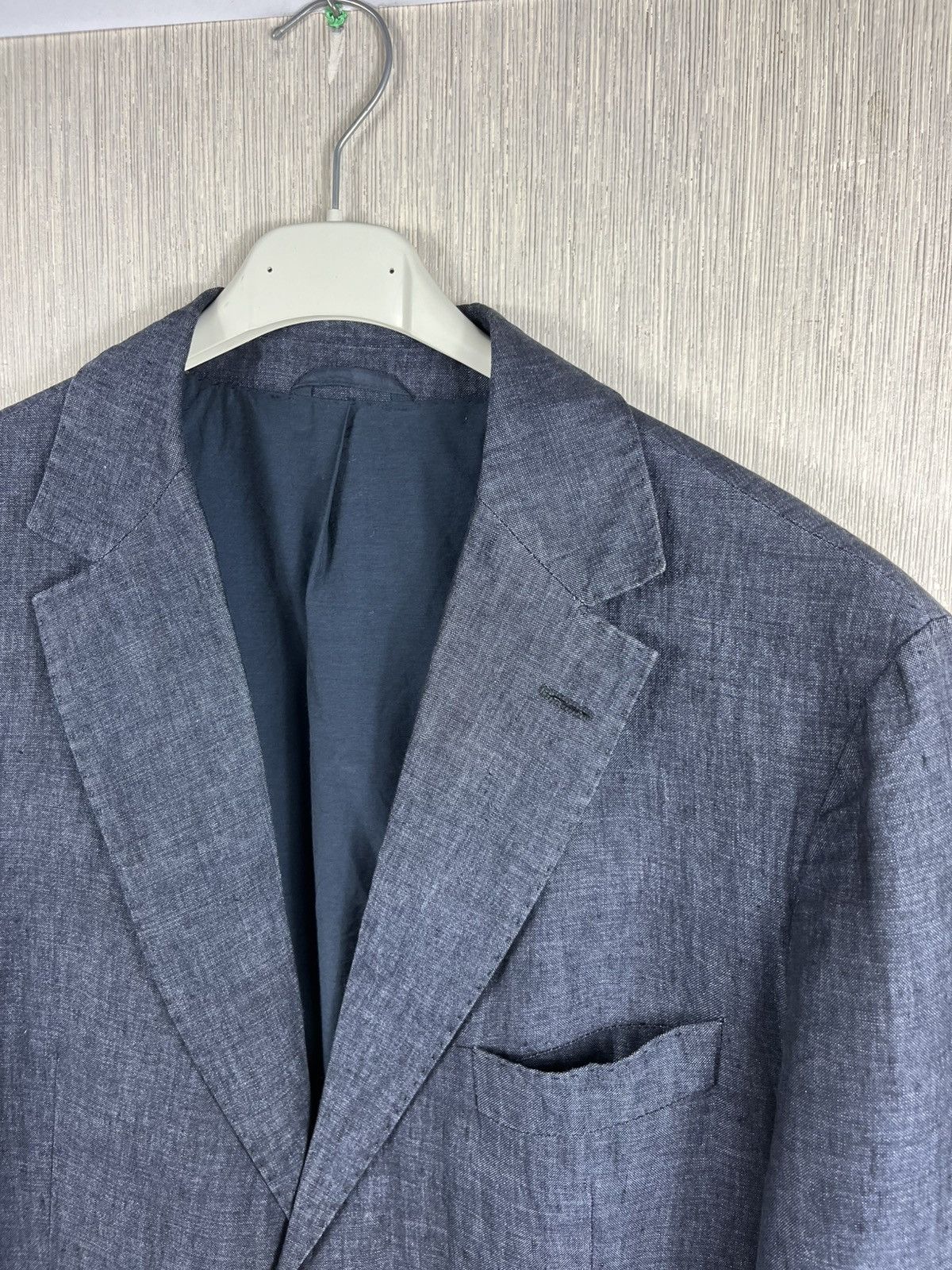 Designer × Hugo Boss Hugo Boss Solbiati 100% linen blazer jacket Ferner Jacobsen Size US S / EU 44-46 / 1 - 13 Thumbnail