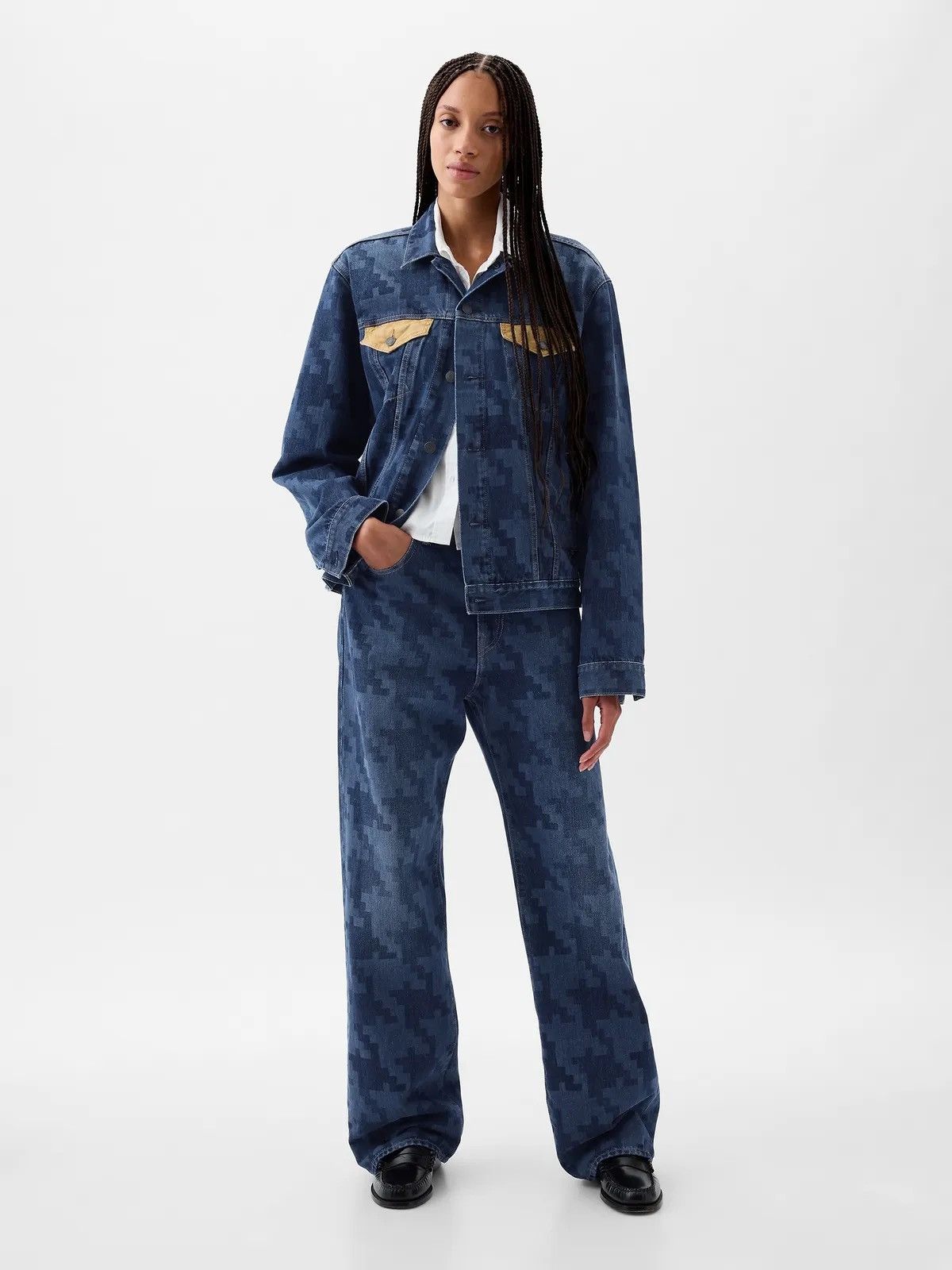 Dapper Dan × Gap GAP Dapper Dan DAP denim jeans pants 90s loose Size US 34 / EU 50 - 7 Thumbnail