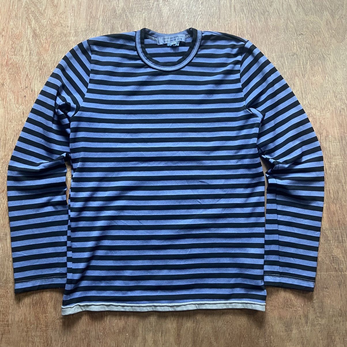 Comme des Garcons Comme Des Garcons Stripe Long Sleeve TShirt Size US XS / EU 42 / 0 - 1 Thumbnail