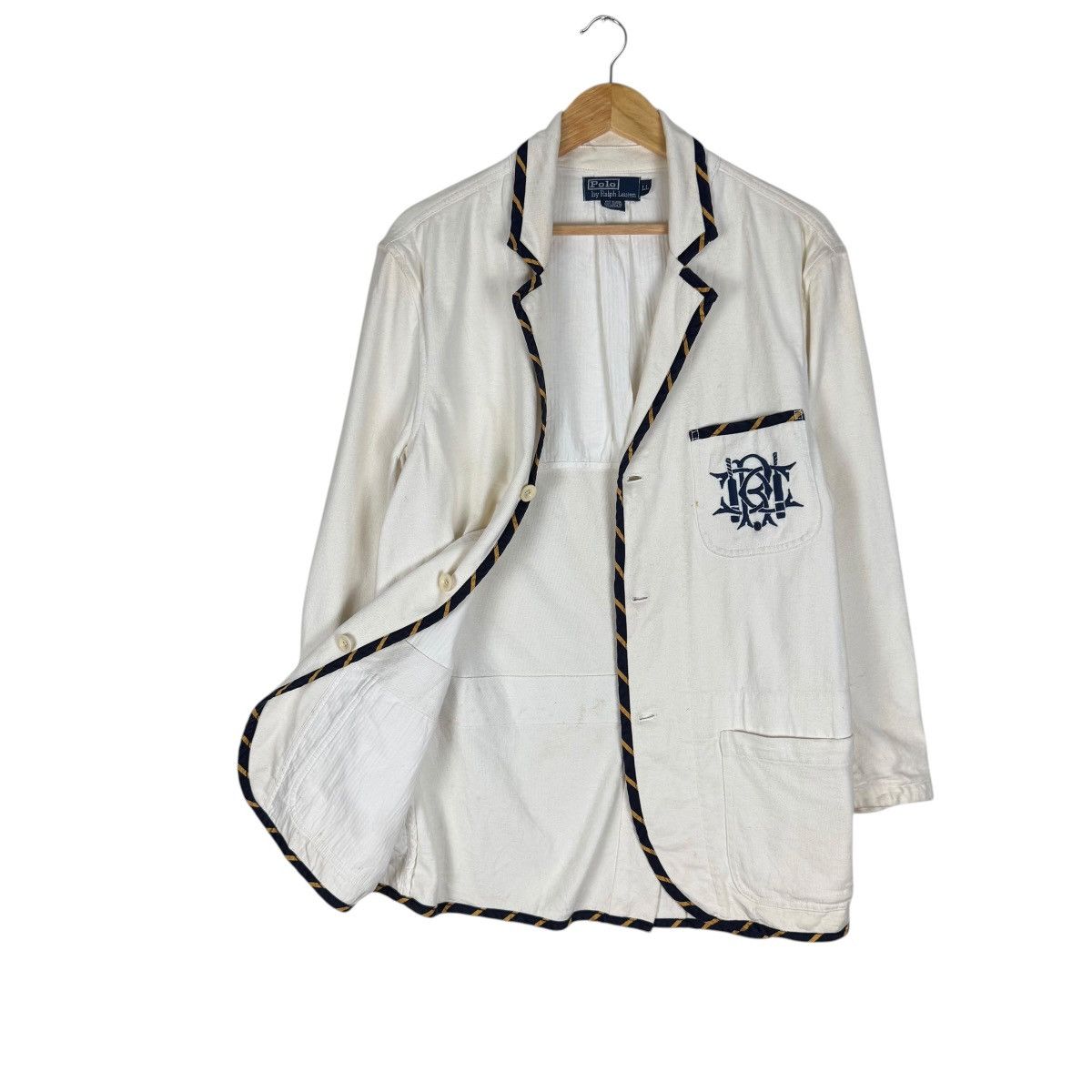 Polo Ralph Lauren 🌟POLO RL BLAZER COAT Size US L / EU 52-54 / 3 - 6 Thumbnail