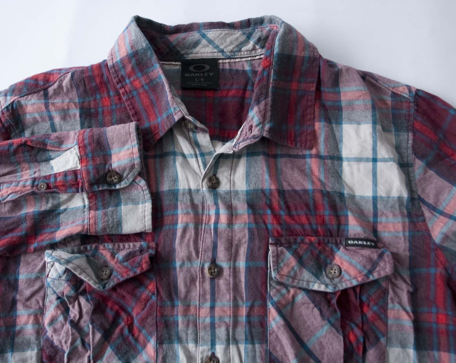 Oakley Oakley Shirt Flannel Size L Plaid Size US L / EU 52-54 / 3 - 2 Thumbnail