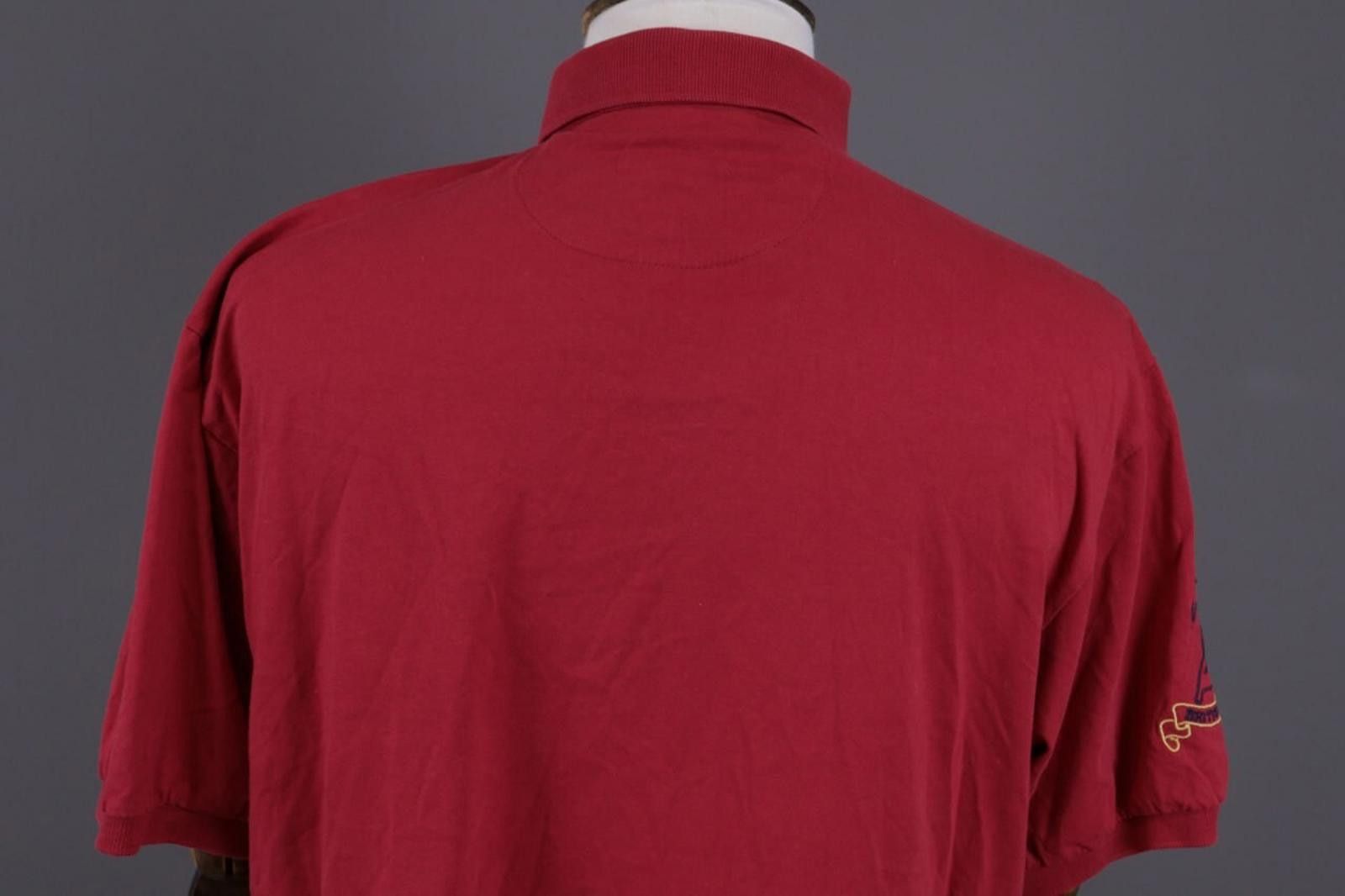 La Martina La Martina Red Summer Short Sleeve Polo Shirt Size 3XL Size US XXL / EU 58 / 5 - 8 Thumbnail