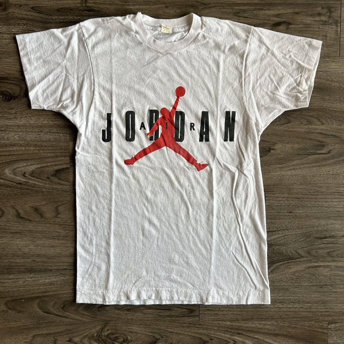 Jordan Brand 80s Vintage Nike Jordan Jumpan Logo Tee Sz M Size US M / EU 48-50 / 2 - 1 Thumbnail