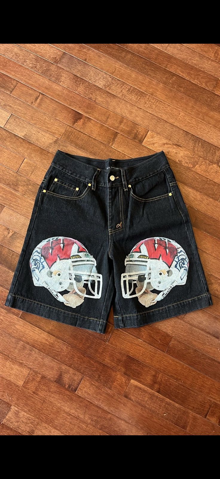 Aris Tatalovich Helmet Jean Shorts