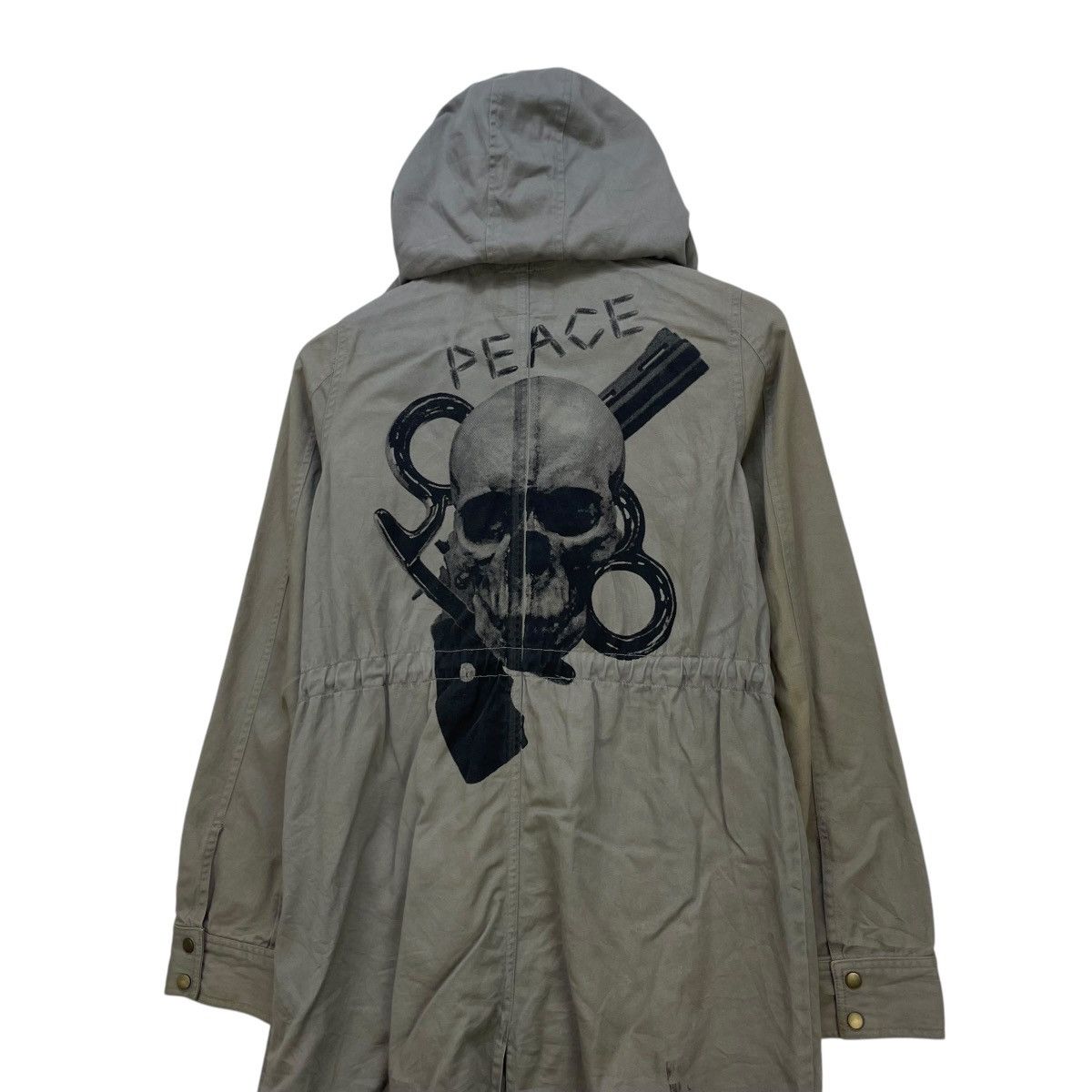 Vintage 💥Japanese Brand Glad New Parka Jacket Big Logo Skull Jacket Size US M / EU 48-50 / 2 - 4 Thumbnail