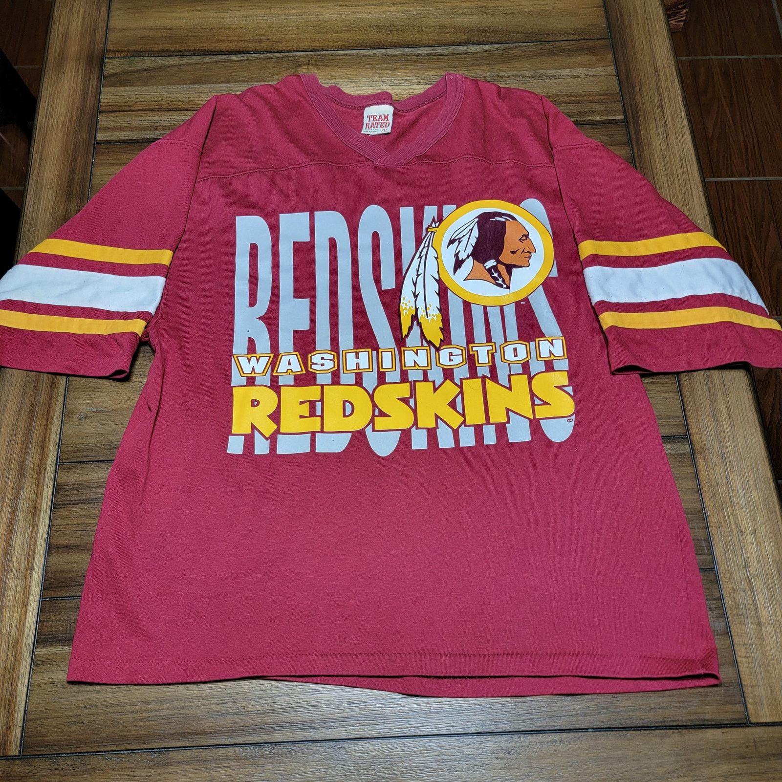 Other Set of 2 VTG Football Washington Redskins Jerseys - L / XL Size US L / EU 52-54 / 3 - 2 Thumbnail