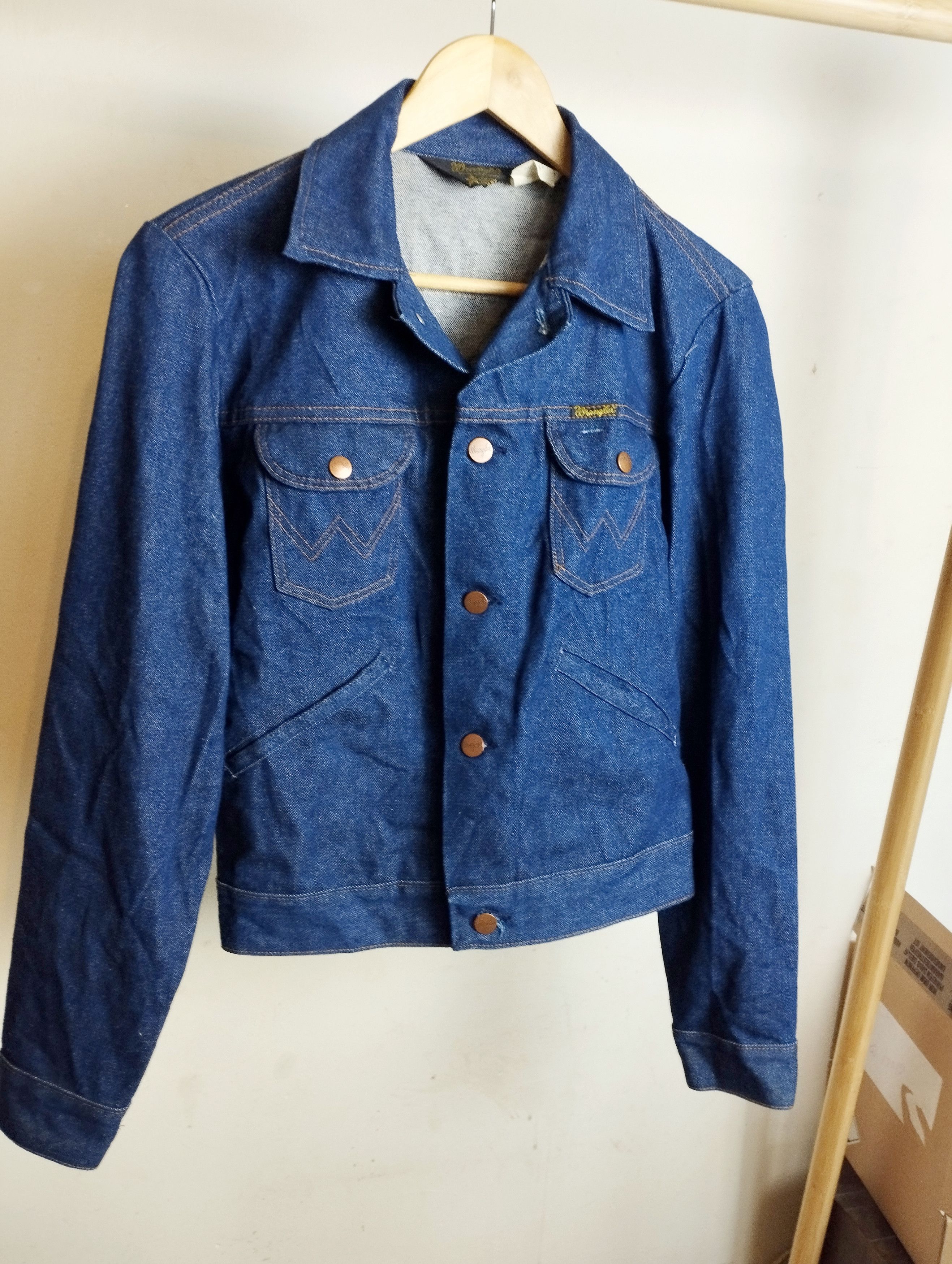 Vintage × Wrangler Vintage 60's Wrangler No-Fault Denims jacket Size US XS / EU 42 / 0 - 2 Thumbnail