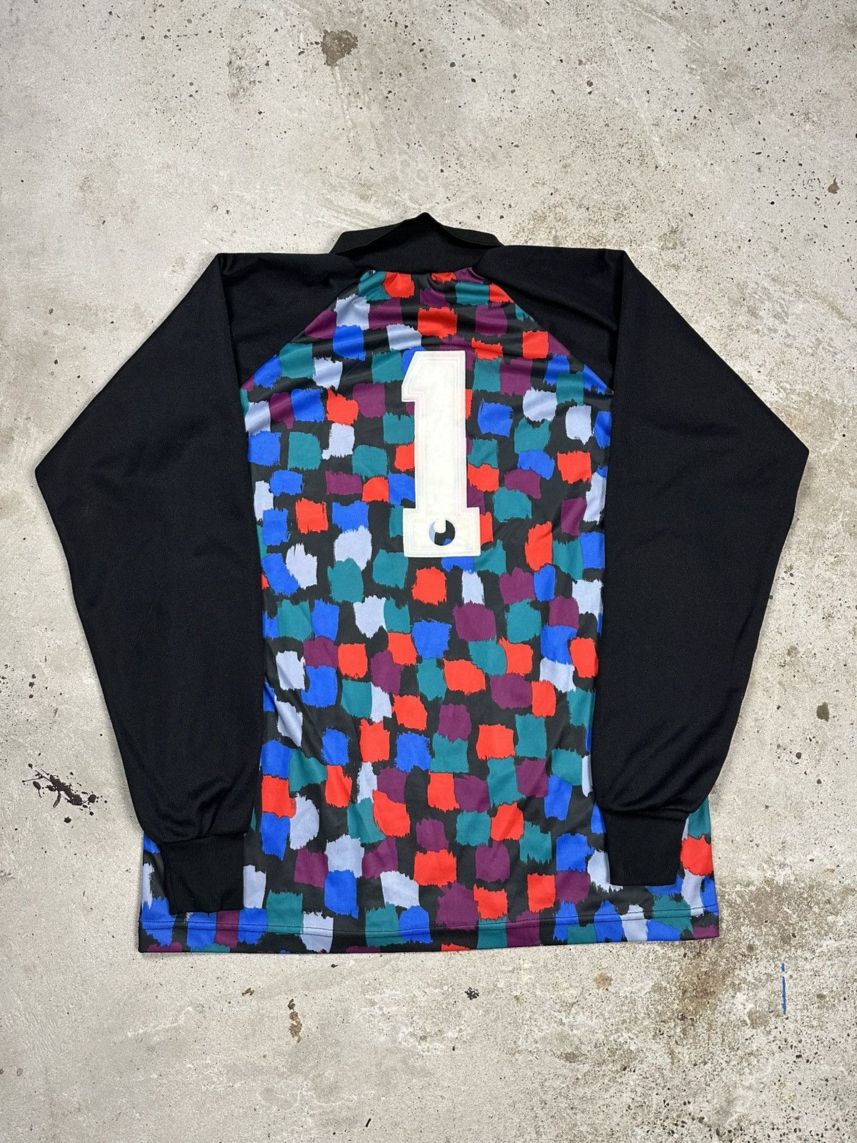 Vintage Vintage 90s UhlSport GK Template Jersey #1 Goalkepper Size US XXL / EU 58 / 5 - 2 Thumbnail