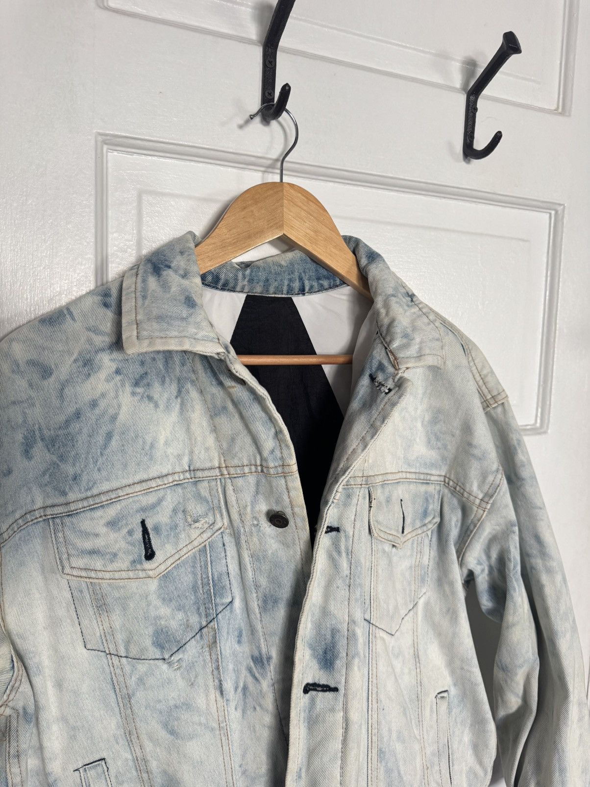 Nike Nike Re-Worked reversible windbreaker x denim jacket Size US S / EU 44-46 / 1 - 4 Thumbnail