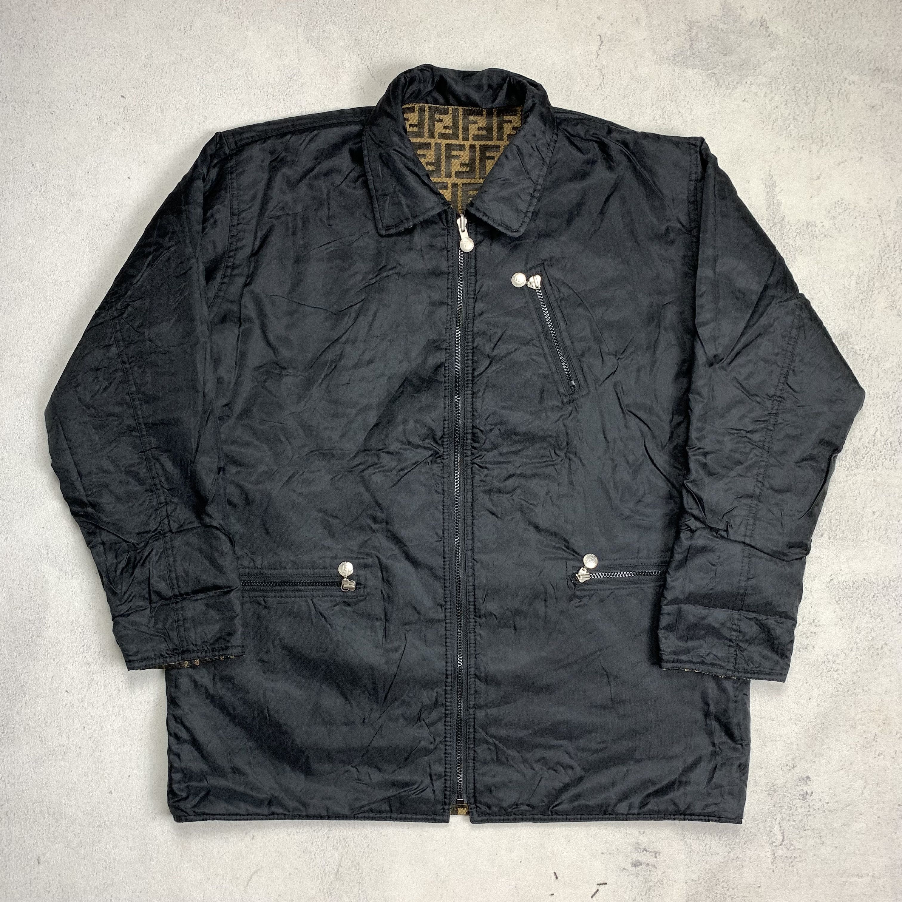 Fendi Vintage Fendi Monogram Jacket Size US L / EU 52-54 / 3 - 4 Thumbnail