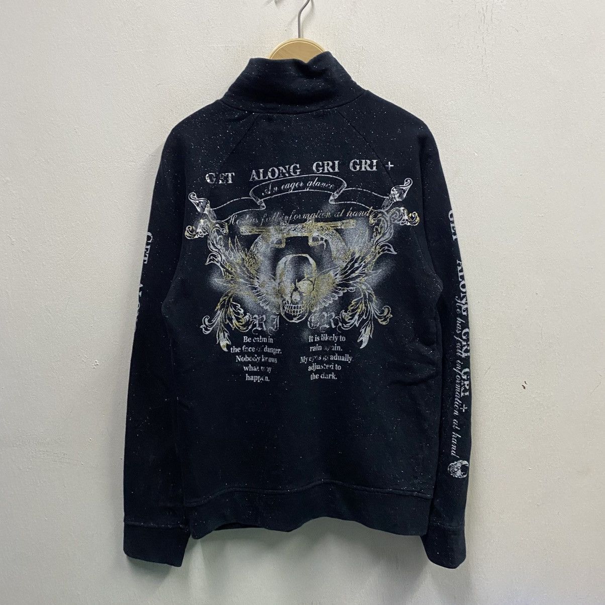 If Six Was Nine Vintage Japanese Brand GriGri "Guns" Track Jacket Size US M / EU 48-50 / 2 - 1 Thumbnail