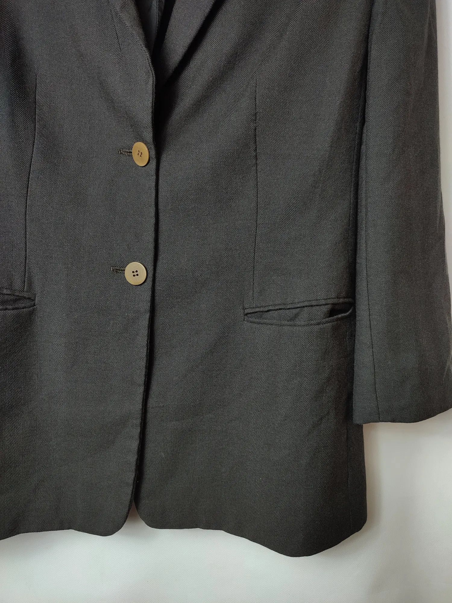 Armani × Giorgio Armani GA Armani Borgonuovo 21 Baby Camel Wool Vintage Blazer Size L / US 10 / IT 46 - 4 Thumbnail