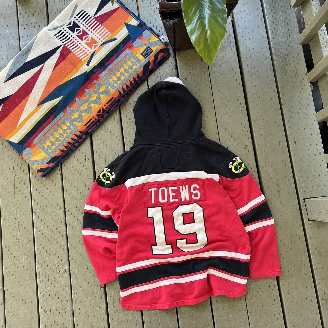 NHL × Vintage Chicago Blackhawks Red Superior Lacer Pullover Hoodie Men Size US M / EU 48-50 / 2 - 4 Thumbnail