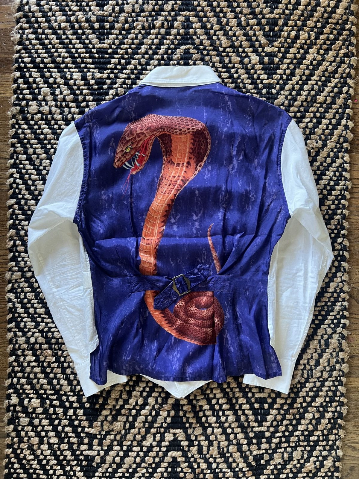 Yohji Yamamoto Yohji Yamamoto Pour Homme AW09 Yuzen Dye Cobra Button Up Size US M / EU 48-50 / 2 - 1 Thumbnail