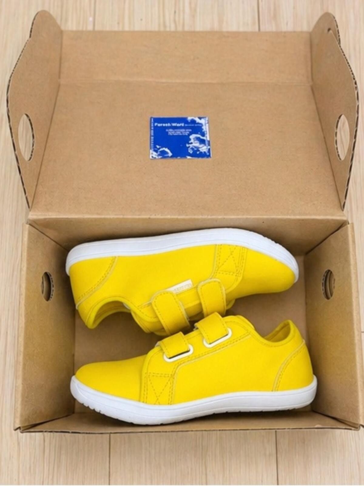 Other Kids Yellow Velcro Sneakers Size US 5 / EU 37 - 2 Thumbnail