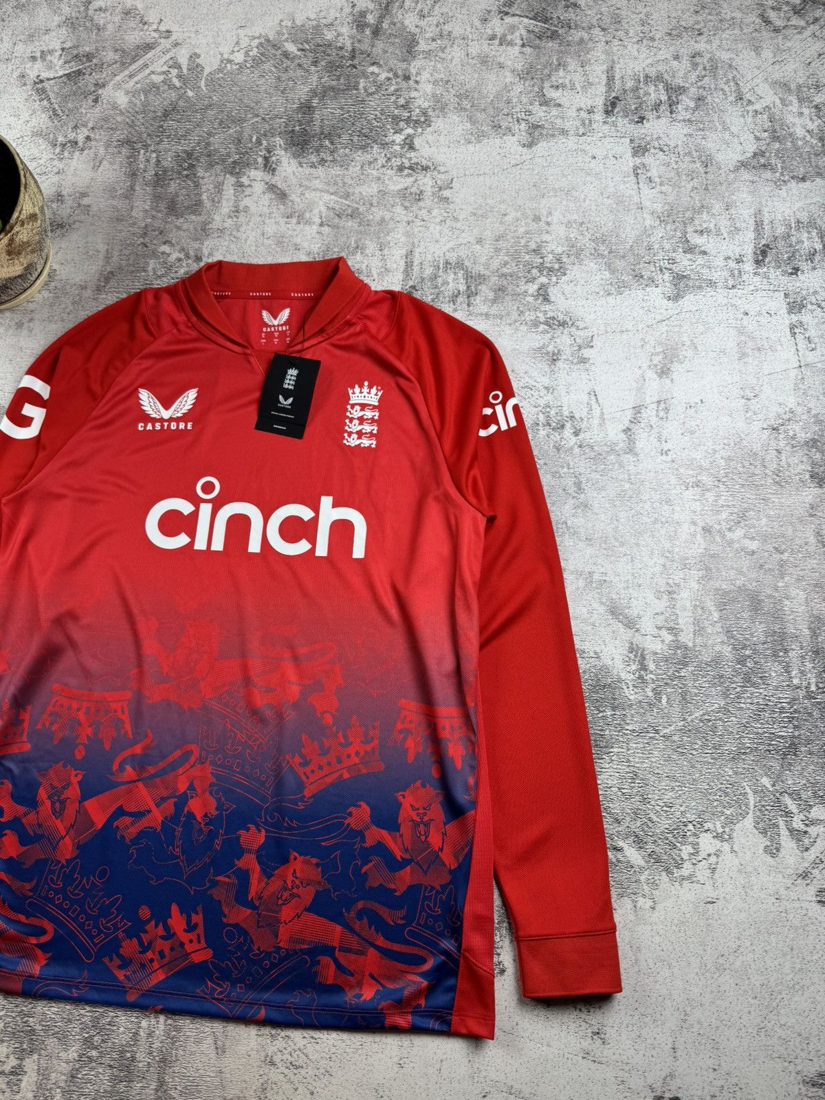 Vintage NEW England Cricket 2023 Men’s Medium Memorabilia Long sleeve Jersey T Shirt Tee Size US M / EU 48-50 / 2 - 3 Thumbnail