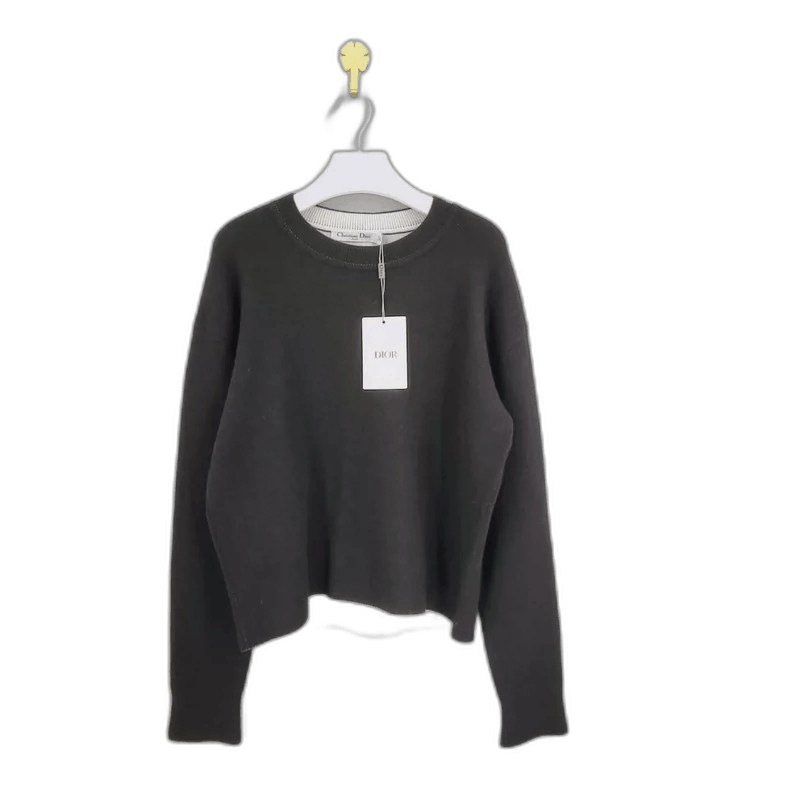 Dior Dior Black Cashmere Long Sleeve Sweater Size US S / EU 44-46 / 1 - 1 Thumbnail