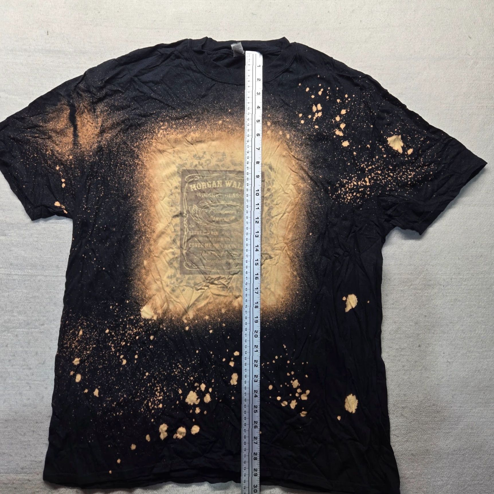 Vintage Morgan Wallen Tee T-Shirt Black 2XL XXL Adult Men Short Sleeve Crew Neck Cow Animal Print USA Country Shirt Modern Casual Mens Size US XXL / EU 58 / 5 - 6 Thumbnail