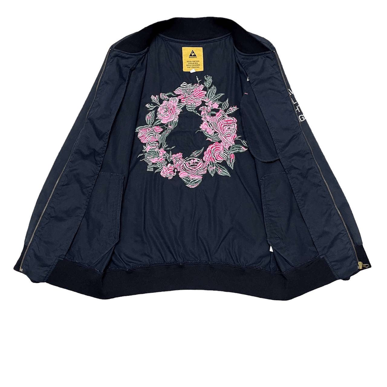 Le Coq Sportif Vintage Le Coq Sportif Embroidery Floral Sweater Jacket Size L / US 10 / IT 46 - 9 Thumbnail