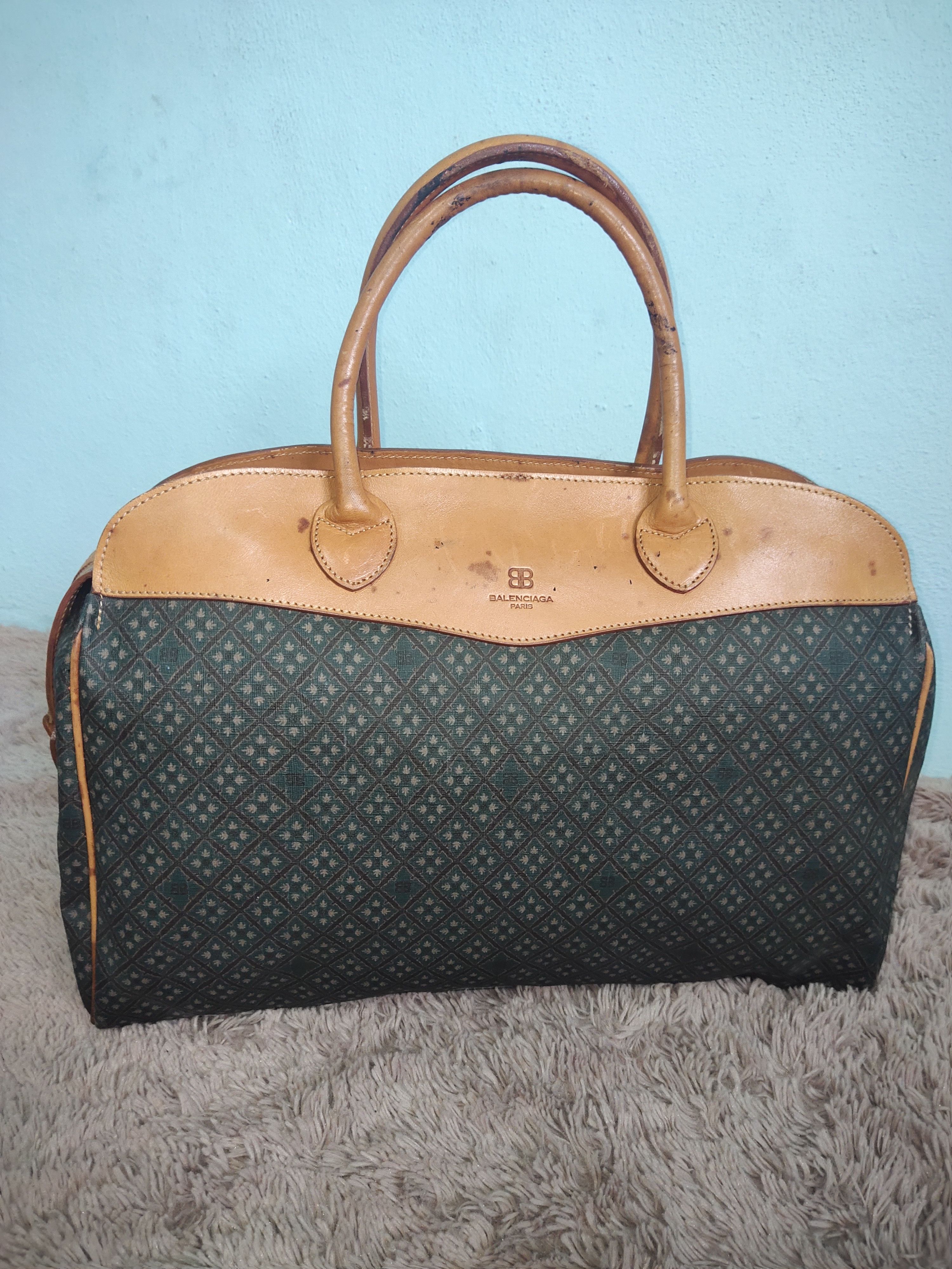 Balenciaga × Vintage Vintage 90s Balenciaga BB Travel Bag Size ONE SIZE - 2 Thumbnail
