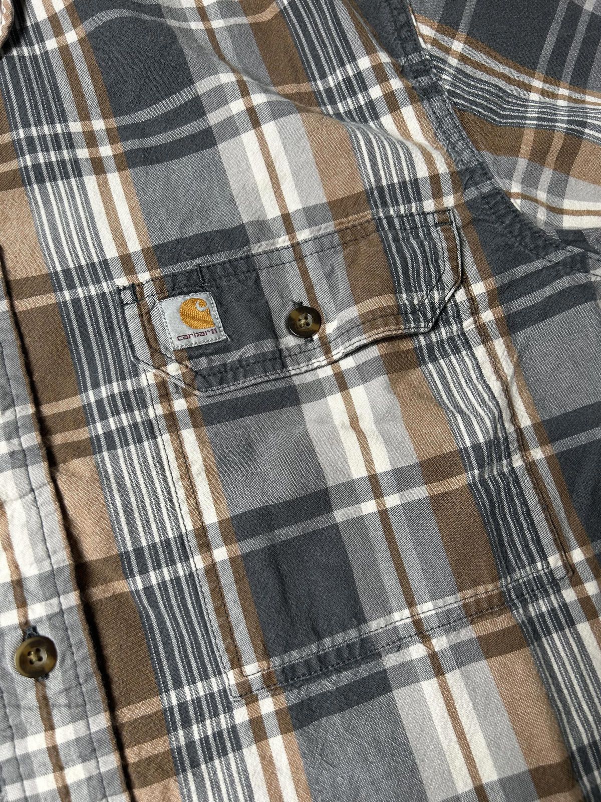Carhartt Carhartt Pocket Shirt Heavyweight Overshirt Workwear Check Size US L / EU 52-54 / 3 - 3 Thumbnail