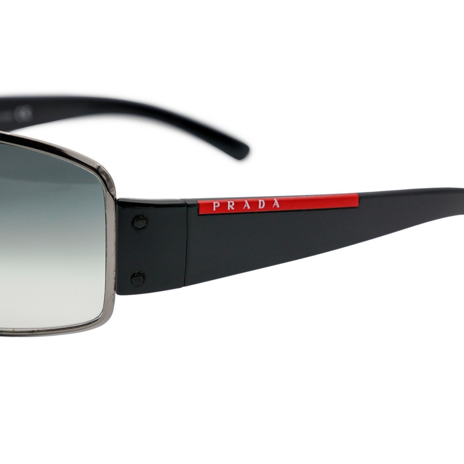 Vintage Prada SPS 52E Shield Sport Logo Gradient Sunglasses